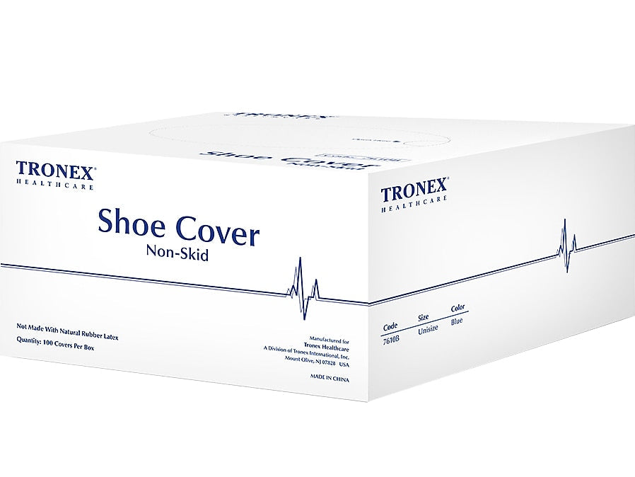 Tronex Water Resistant Shoe Cover, One Size, Blue, 100/Box, 3 Boxes/Pack