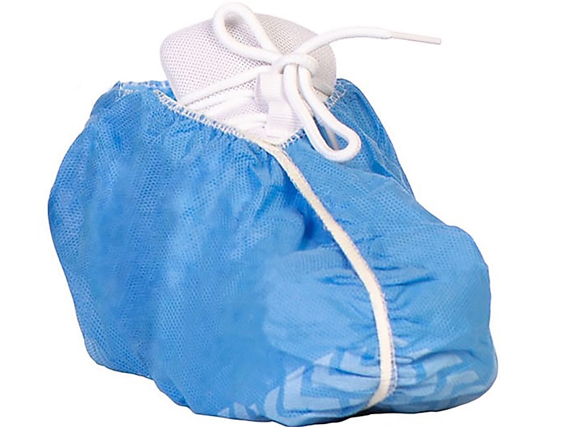 Tronex Water Resistant Shoe Cover, One Size, Blue, 100/Box, 3 Boxes/Pack