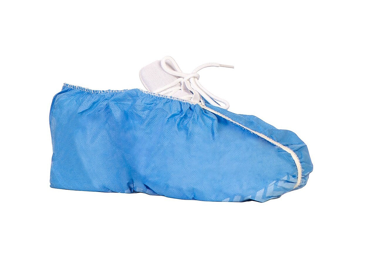 Tronex Water Resistant Shoe Cover, One Size, Blue, 100/Box, 3 Boxes/Pack