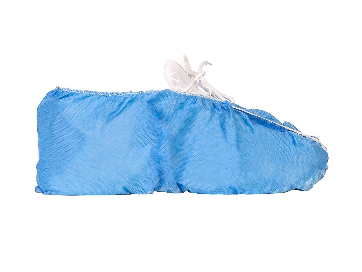 Tronex Water Resistant Shoe Cover, One Size, Blue, 100/Box, 3 Boxes/Pack