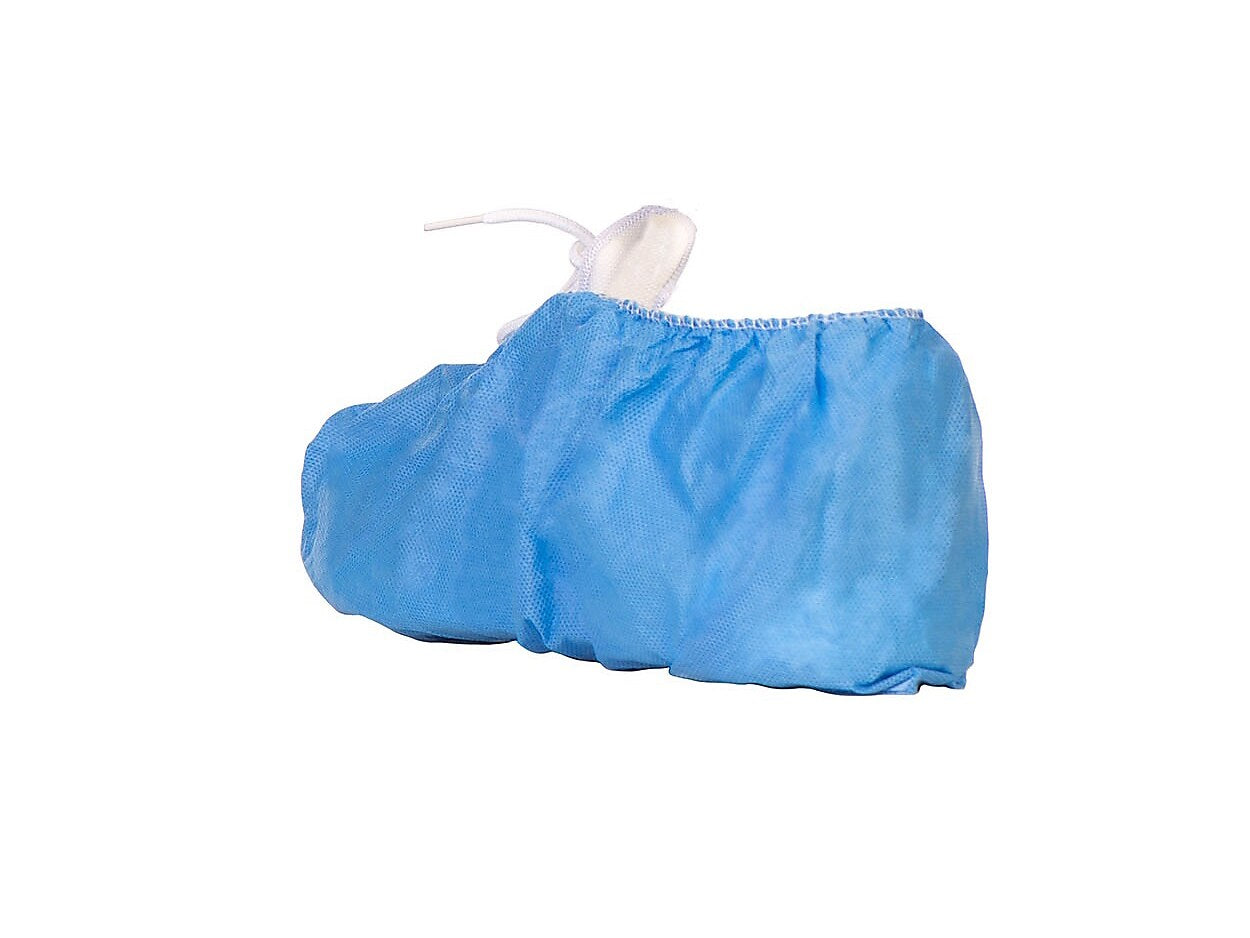 Tronex Water Resistant Shoe Cover, One Size, Blue, 100/Box, 3 Boxes/Pack