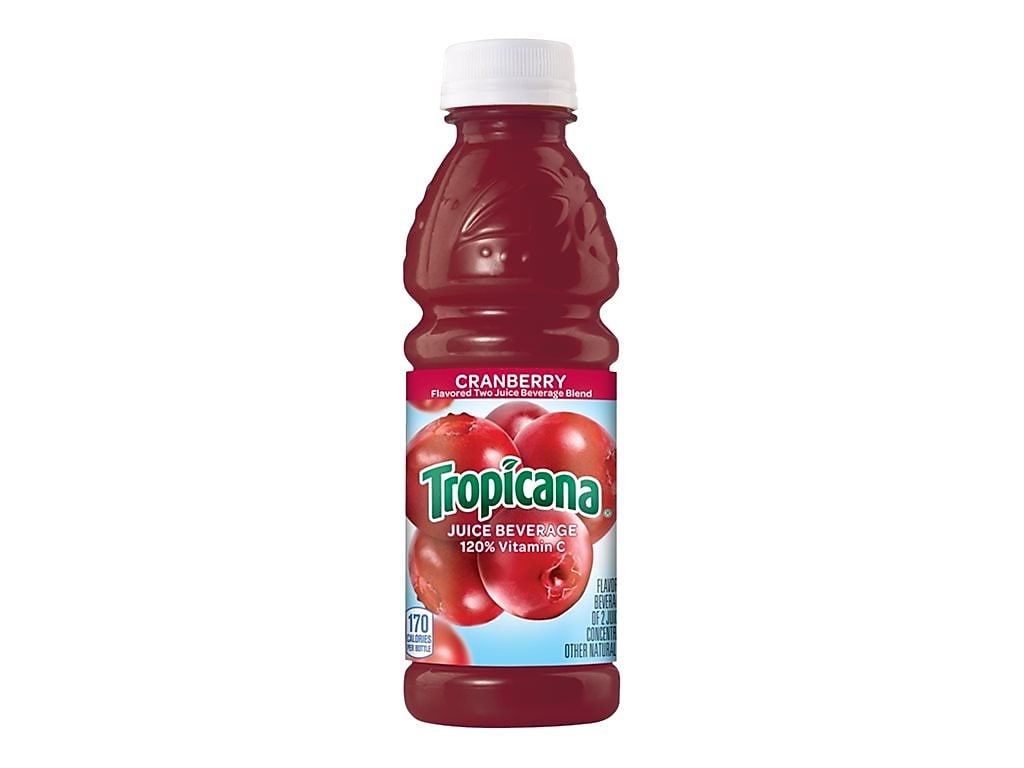 Tropicana Cranberry Juice, 10 oz., 24/Carton