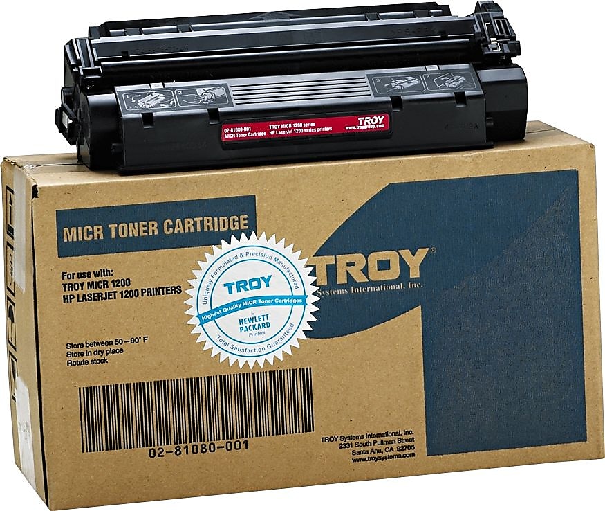 Troy 15A MICR Cartridge, Black