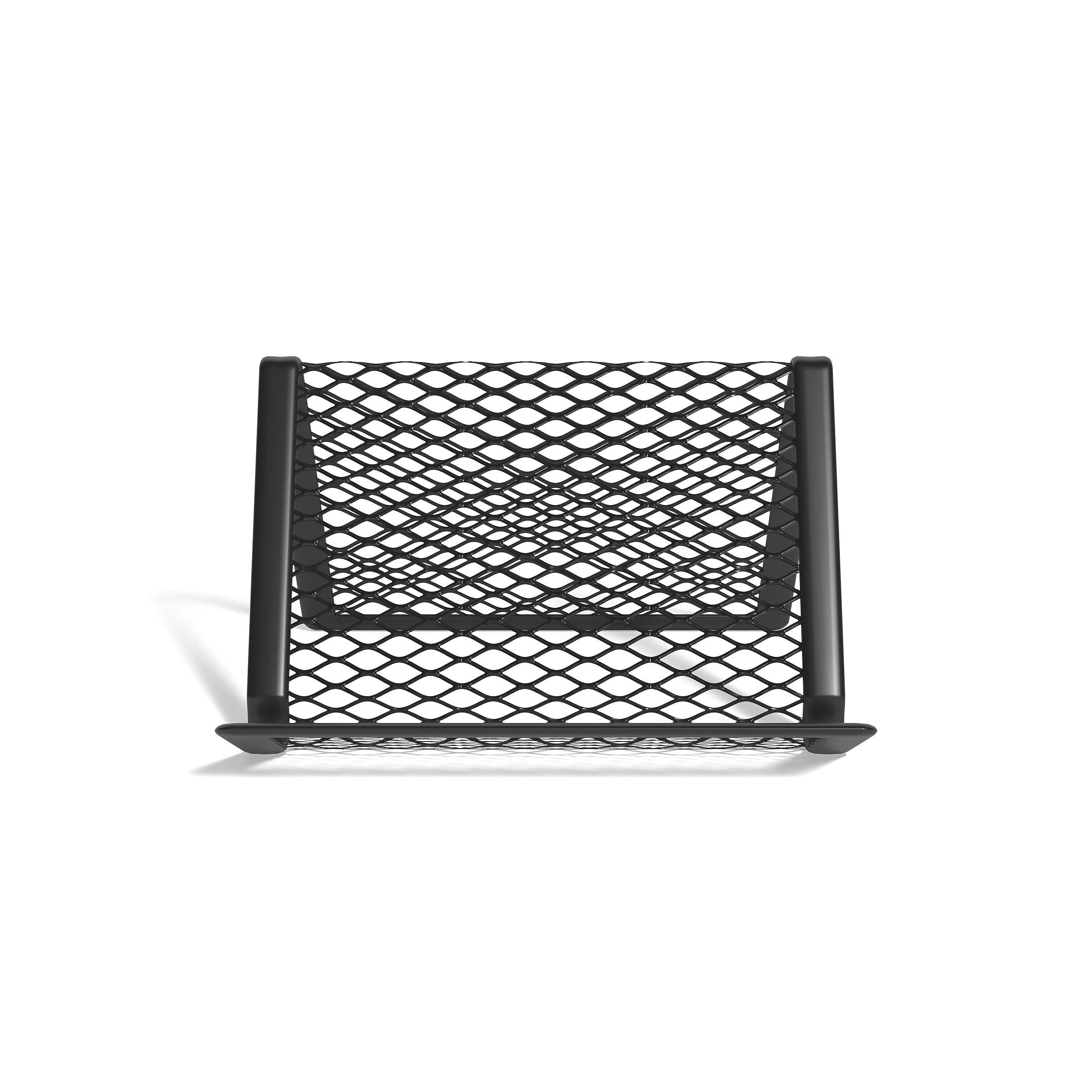 TRU RED™ 1 Compartment Business Card Holder, Matte Black