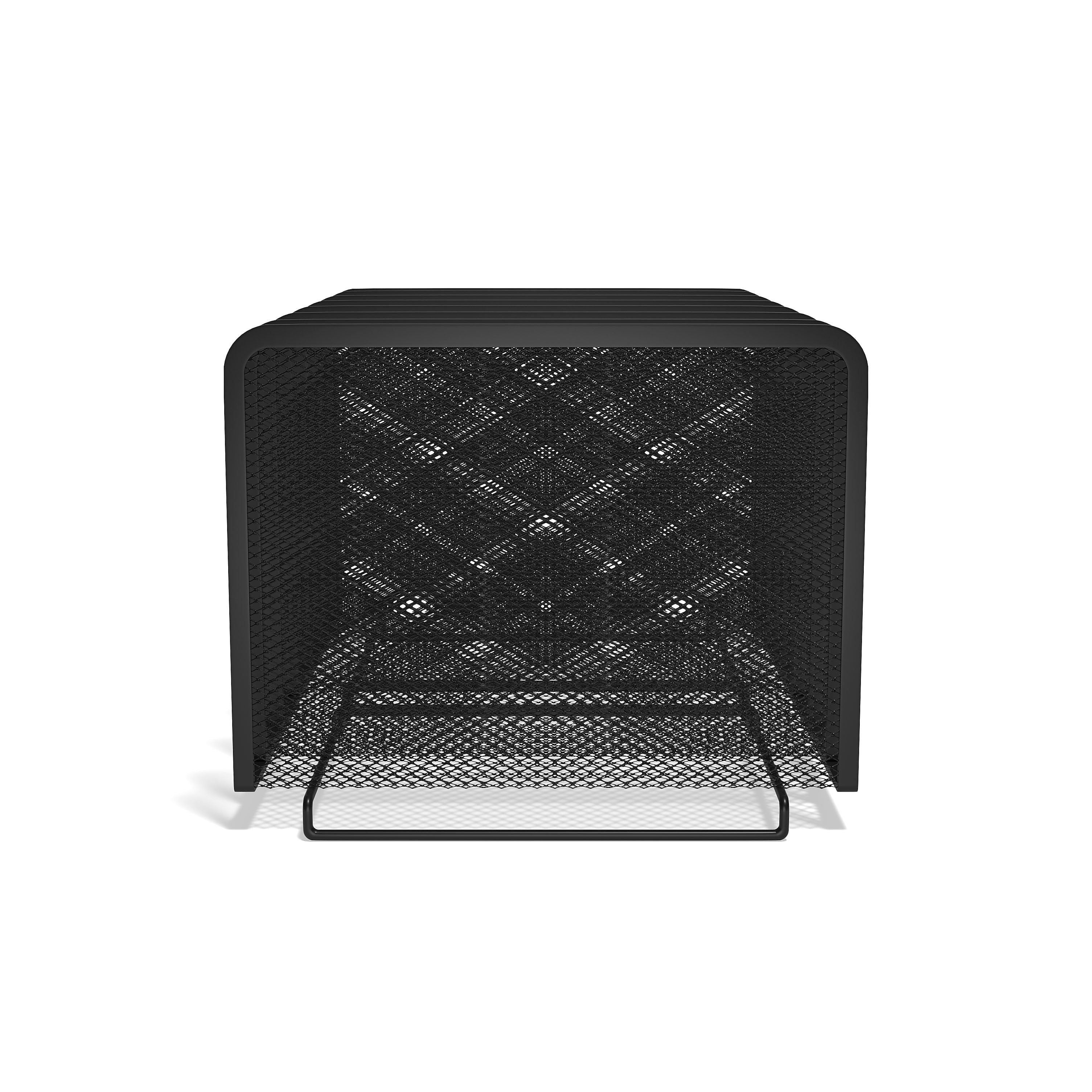 TRU RED™ 7-Compartment Wire Mesh File Organizer, Matte Black
