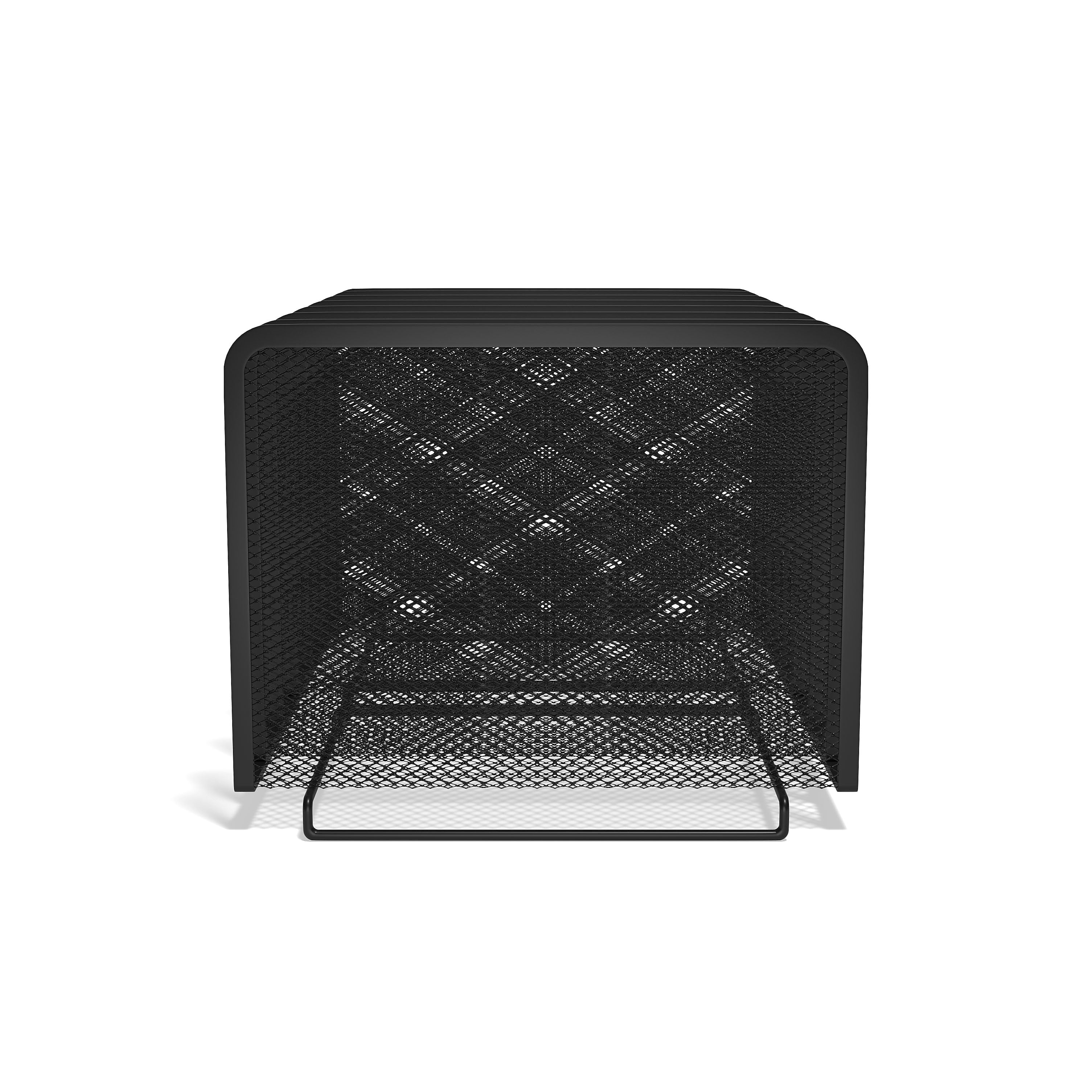 TRU RED™ 7-Compartment Wire Mesh File Organizer, Matte Black