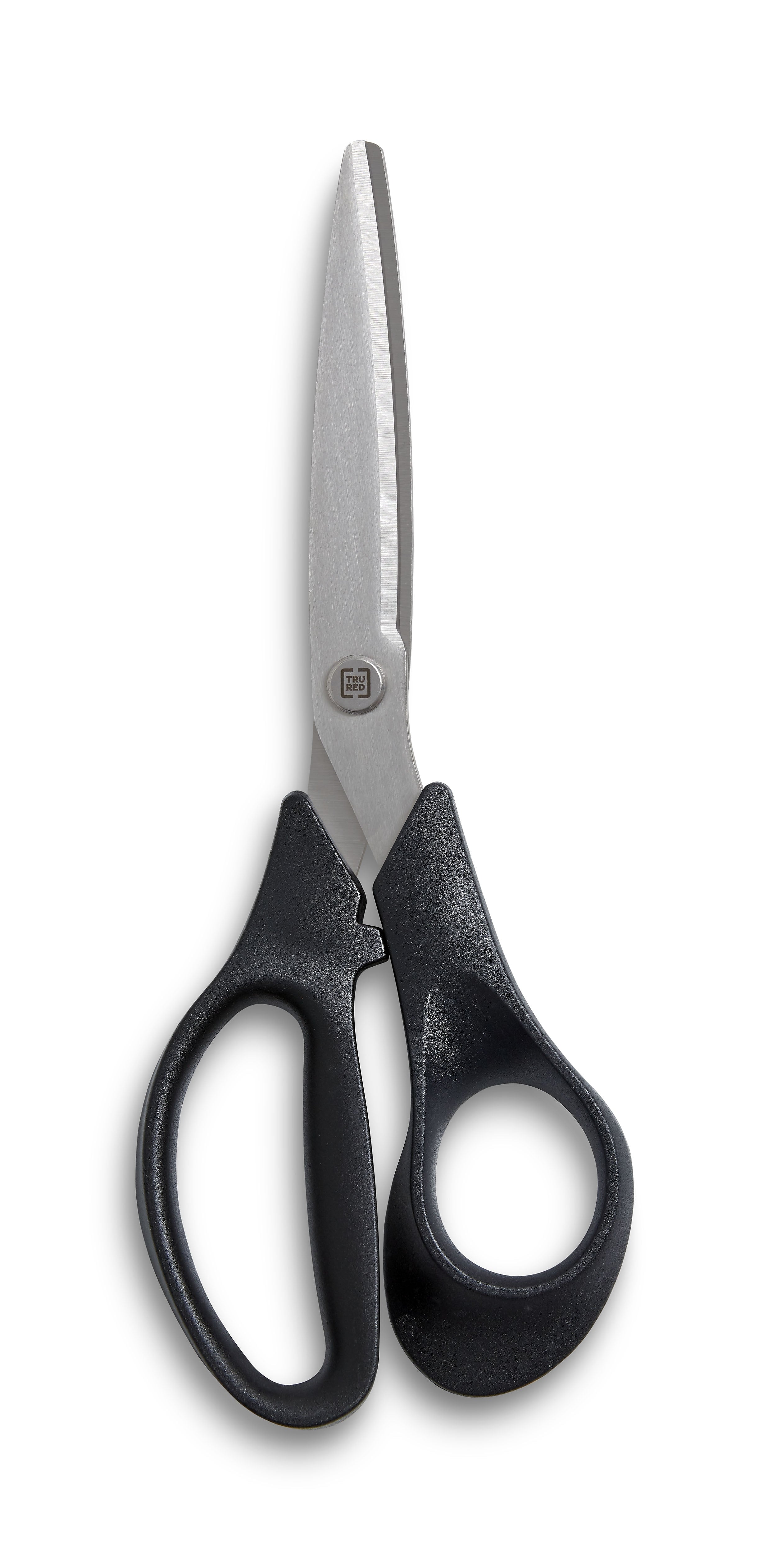 TRU RED™ 8" Stainless Steel Scissors, Straight Handle, 2/Pack