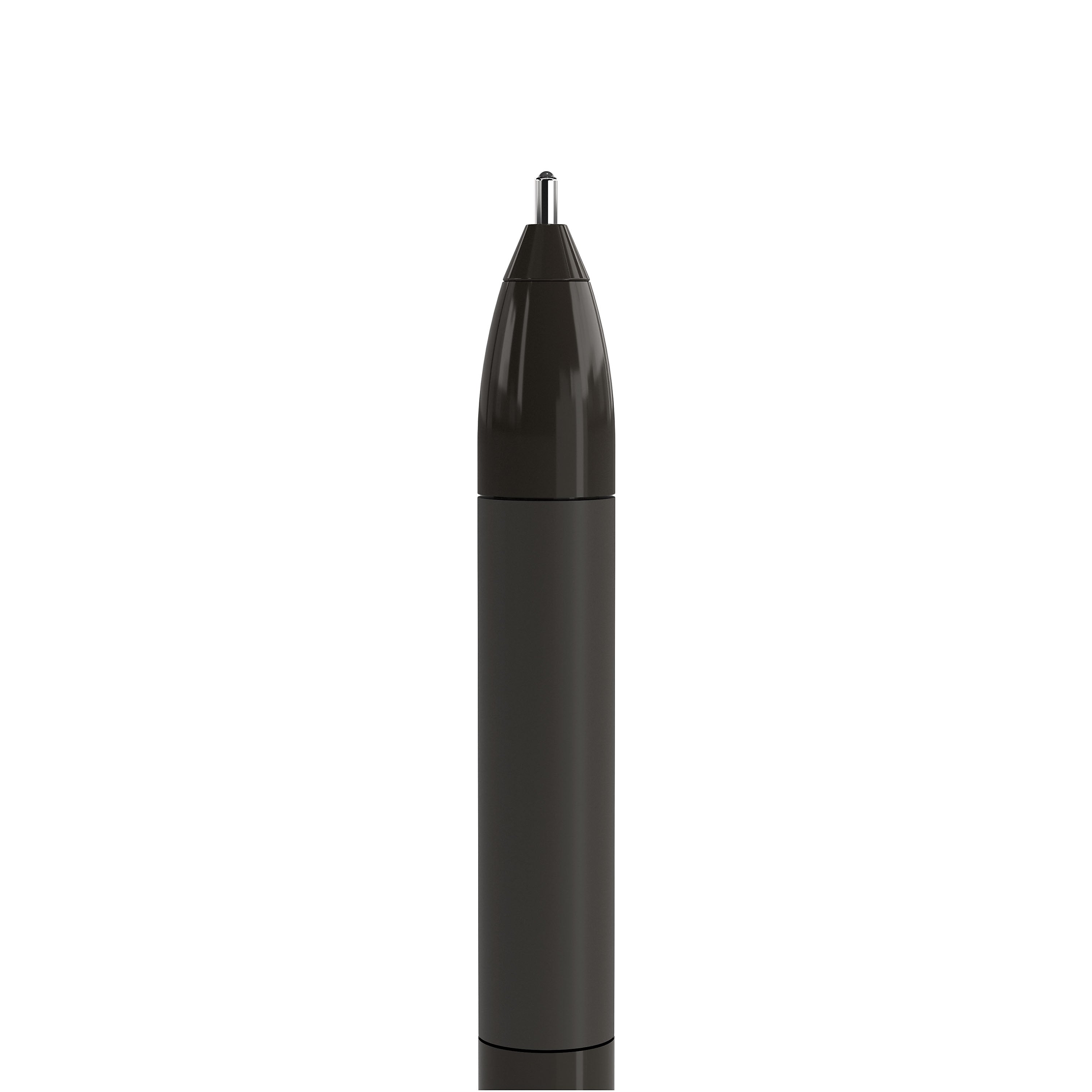 TRU RED™ Ballpoint Gripped Pen, Medium Point, 1.0mm, Black, Dozen