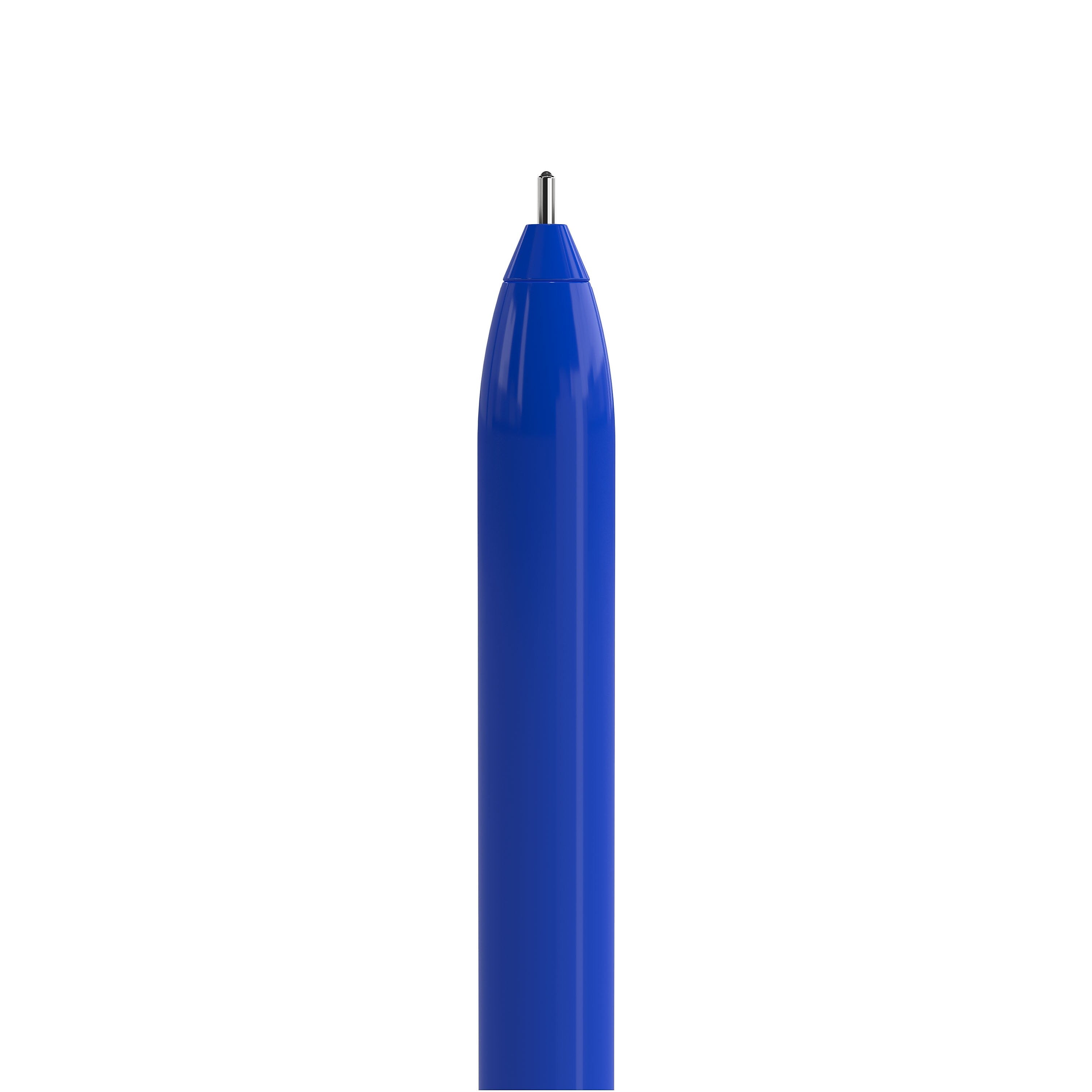 TRU RED™ Ballpoint Gripped Pen, Medium Point, 1.0mm, Blue, Dozen