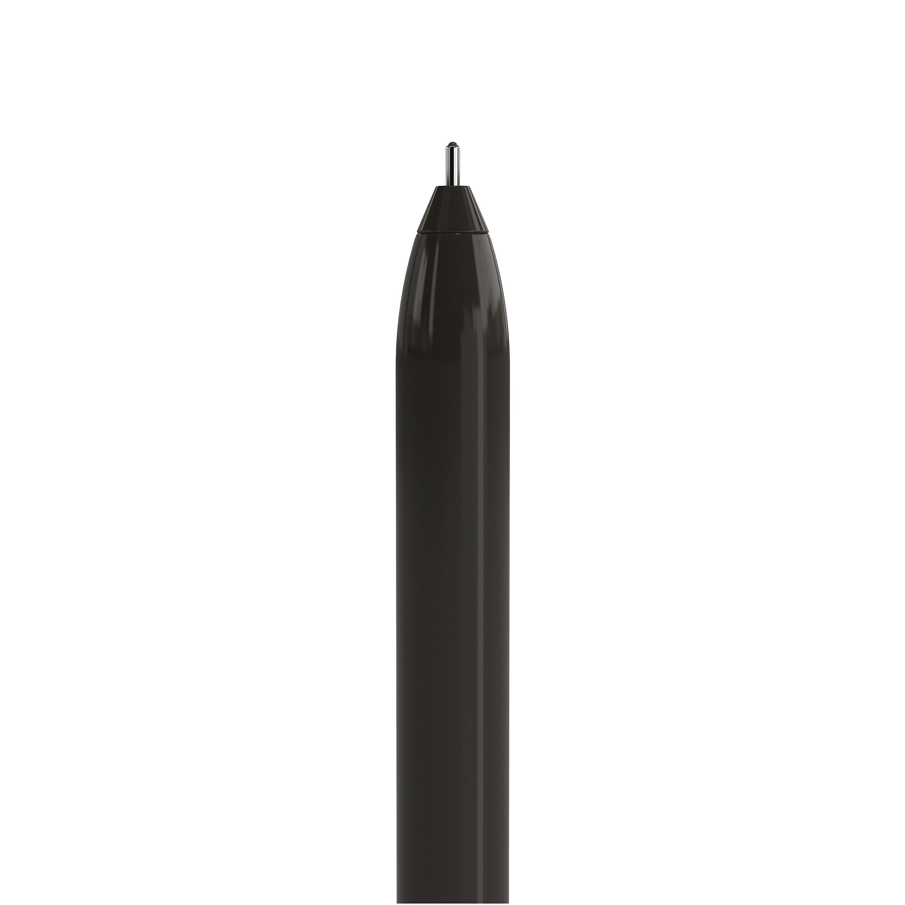 TRU RED™ Ballpoint Pen, Fine Point, 0.7mm, Black, Dozen