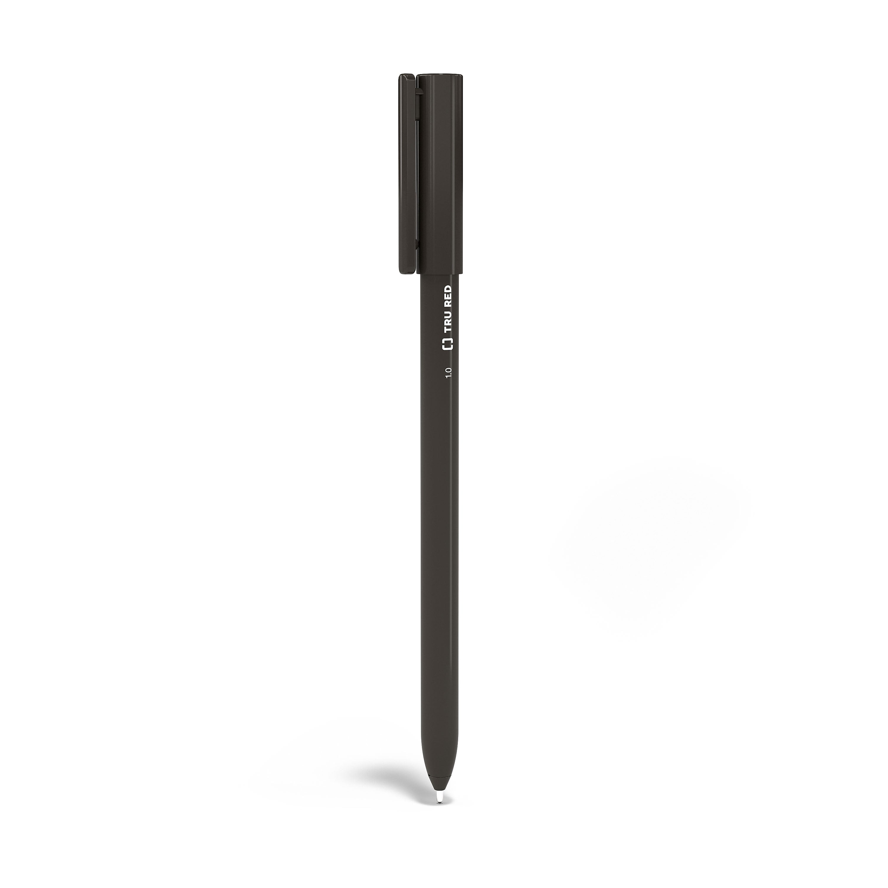TRU RED™ Ballpoint Pen, Medium Point, 1.0mm, Black, 60/Pack