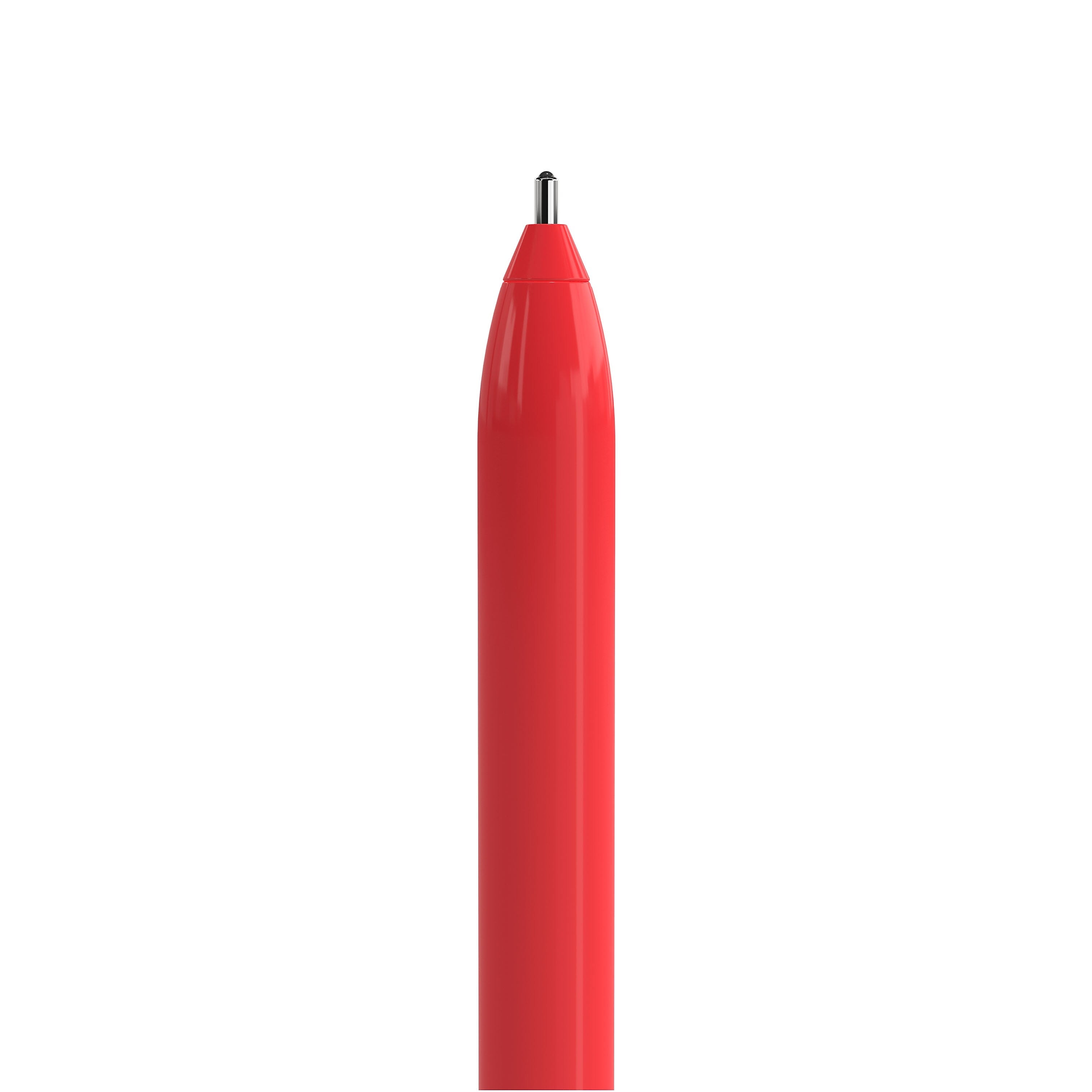 TRU RED™ Ballpoint Pen, Medium Point, 1.0mm, Red, Dozen