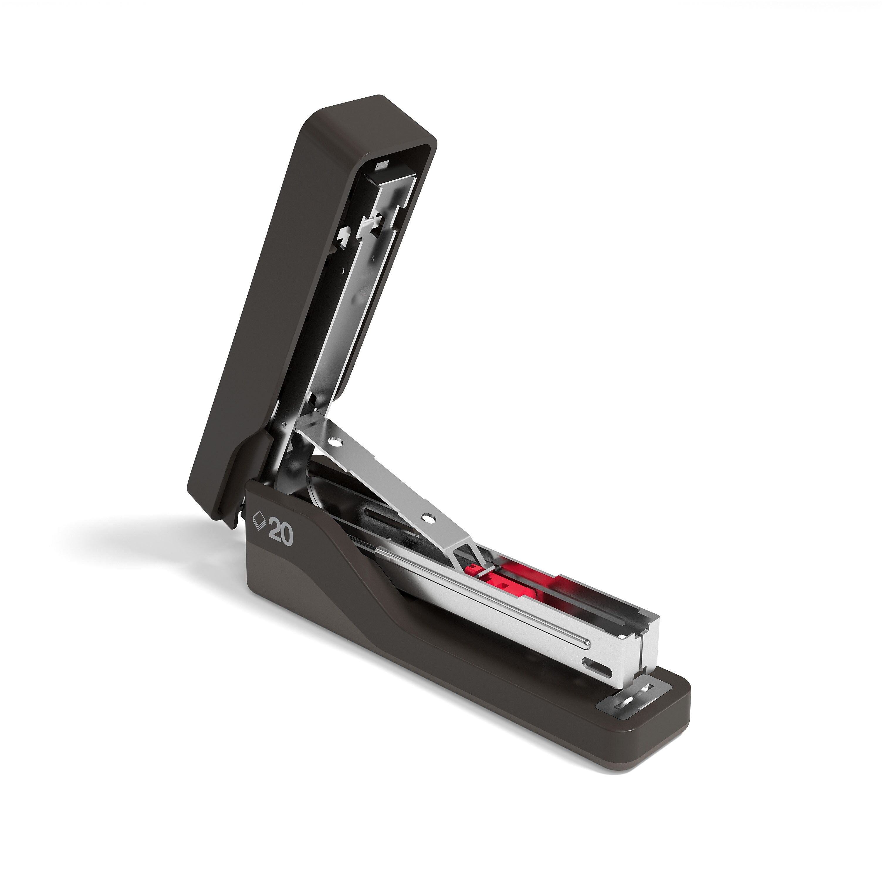 TRU RED™ Desktop Stapler, 20-Sheet Capacity, Black