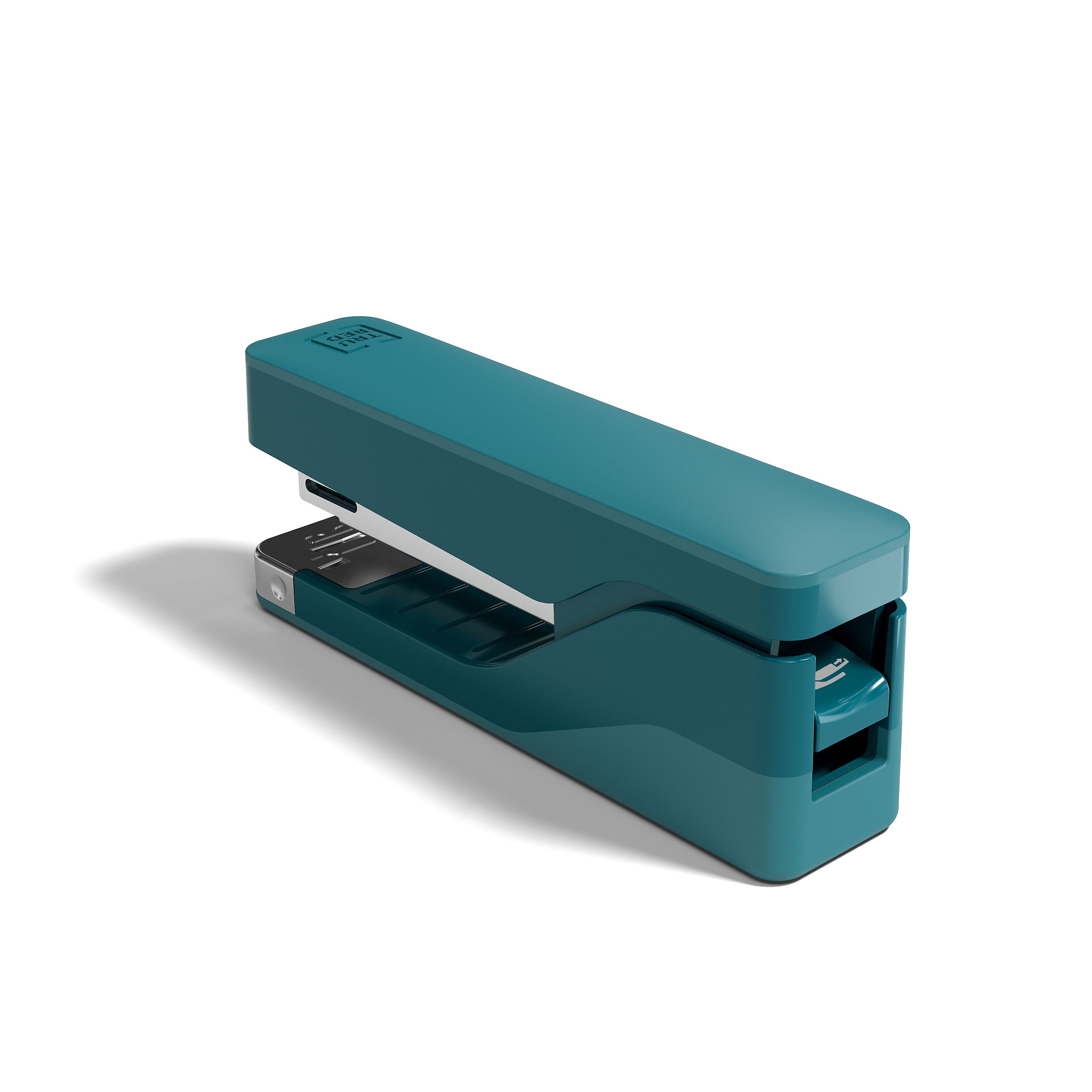 TRU RED™ Desktop Stapler, 25-Sheet Capacity, Teal