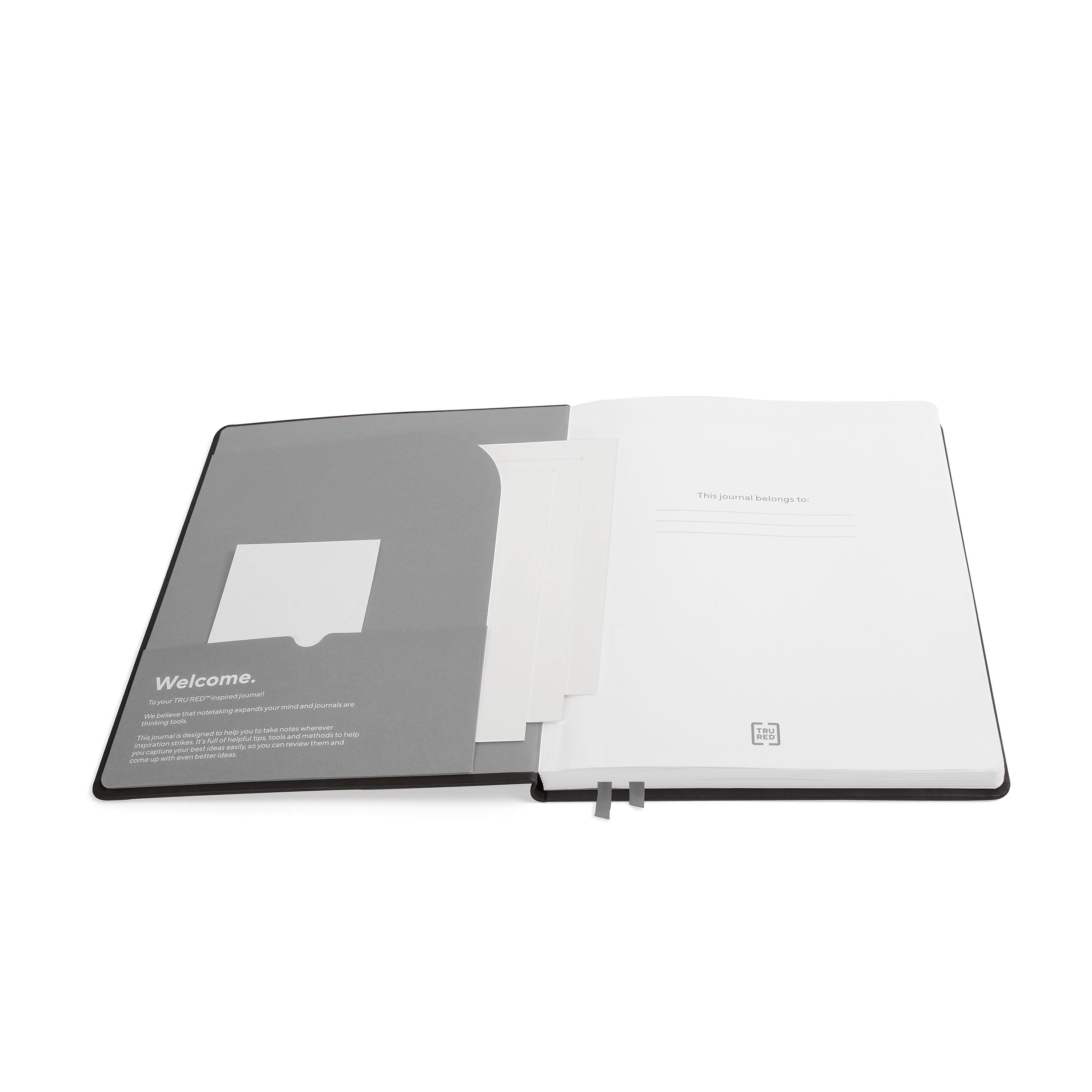 TRU RED™ Large Explore Journal, Dotted, Black