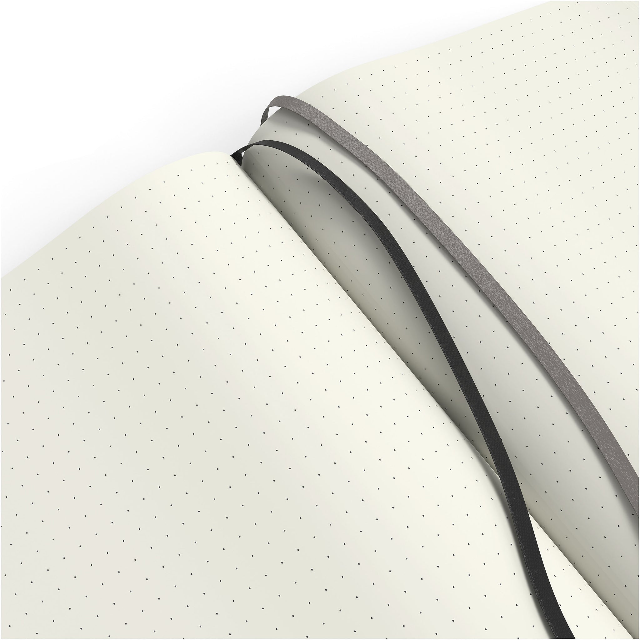 TRU RED™ Large Flexible Cover Dotted Journal, Black
