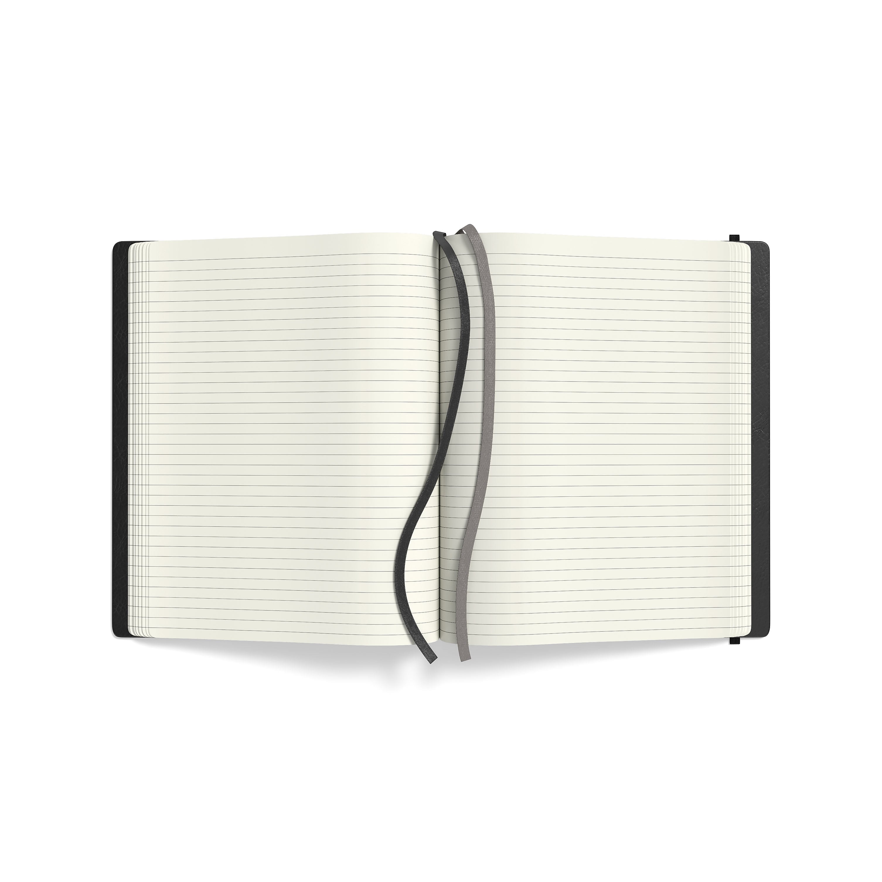 TRU RED™ Large Flexible Cover Ruled Journal, Black