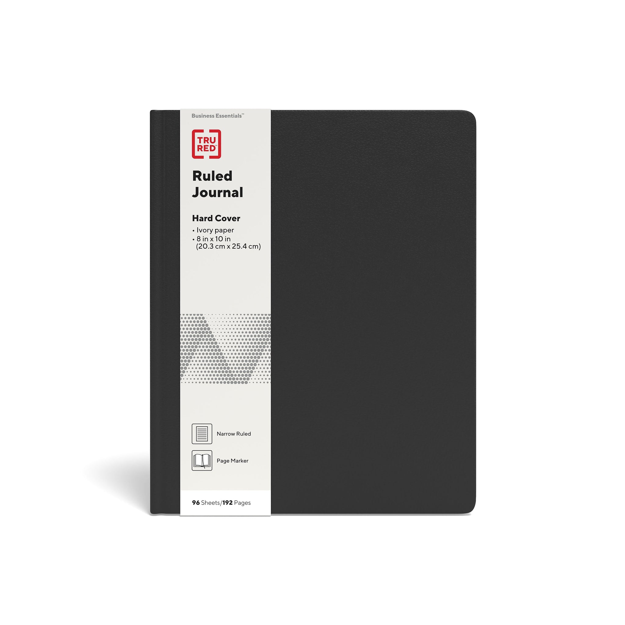 TRU RED™ Large Hard Cover Ruled Journal, 8