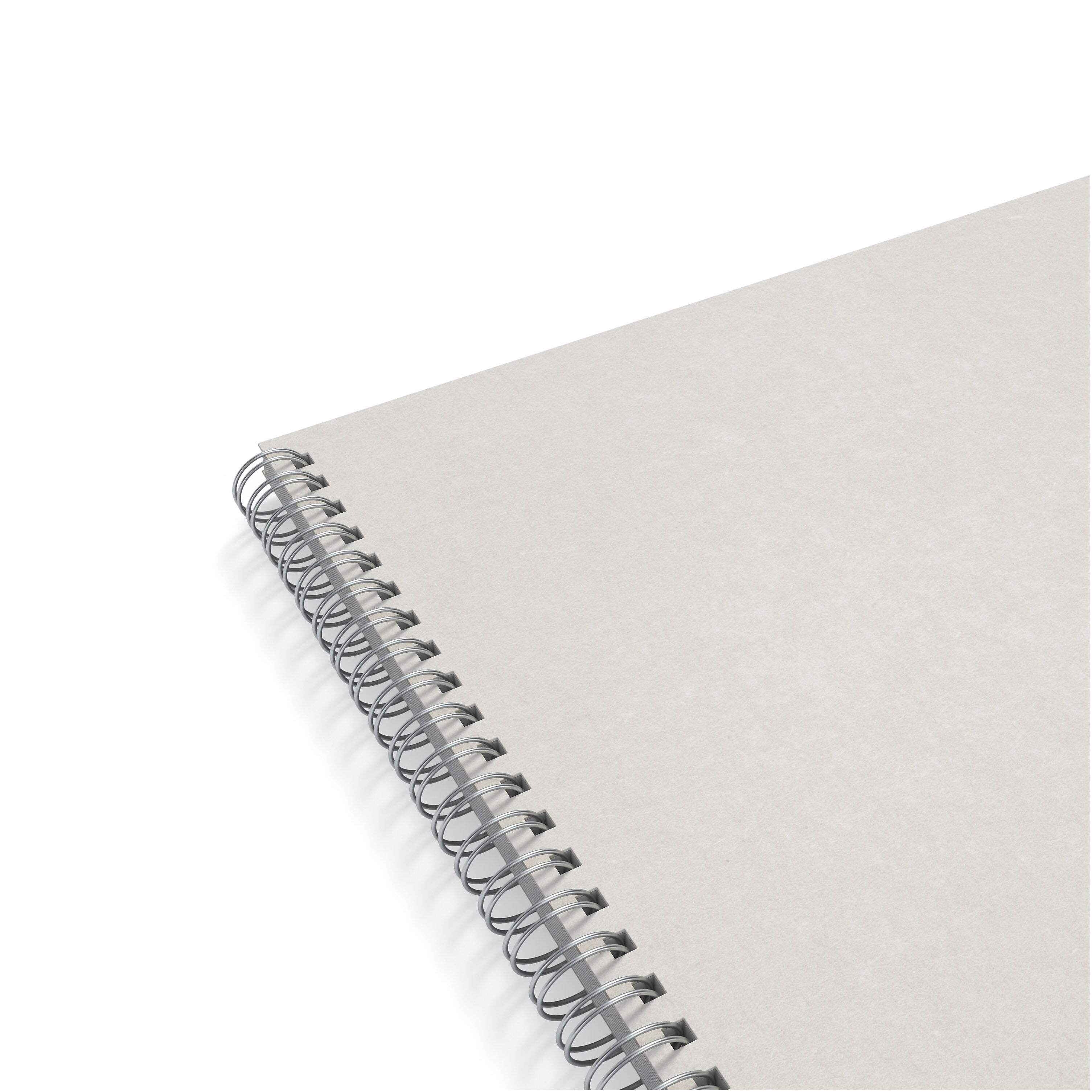TRU RED™ Large Hard Cover Ruled Notebook, Gray/Blue