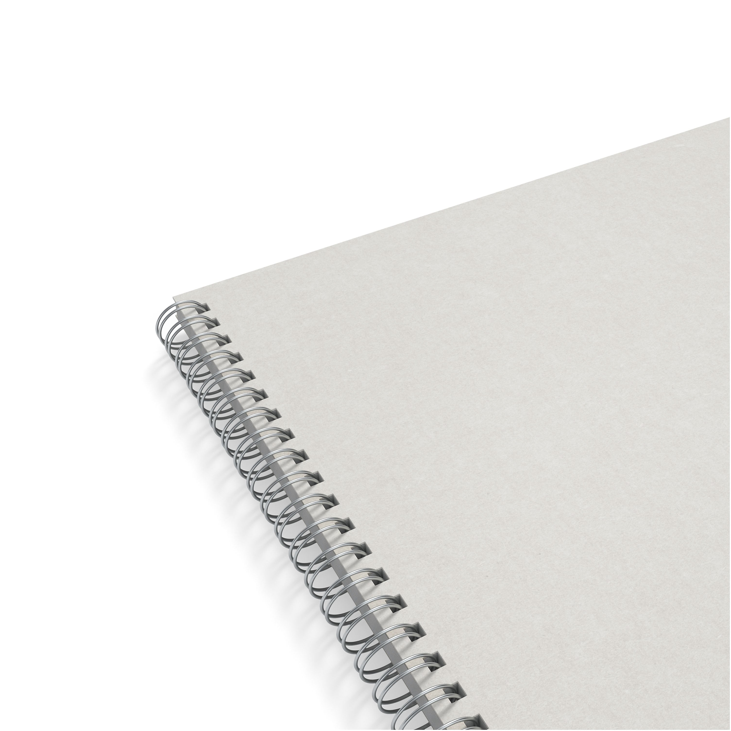 TRU RED™ Large Hard Cover Ruled Notebook, Gray/Blue