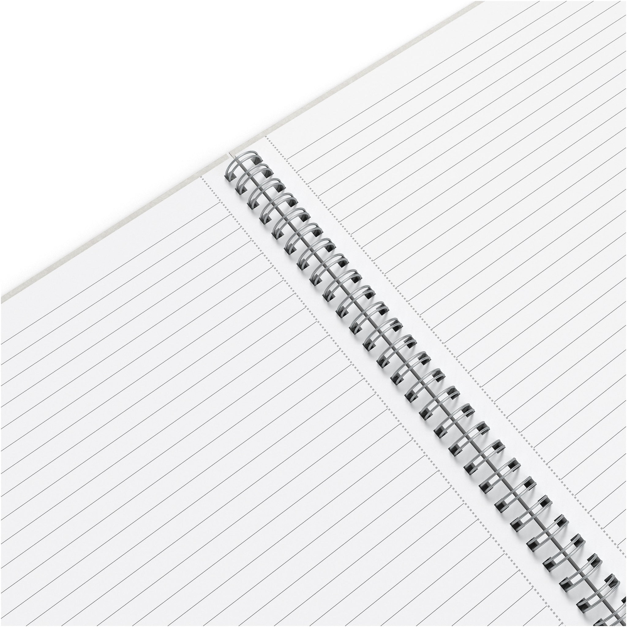 TRU RED™ Large Hard Cover Ruled Notebook, Gray/Purple