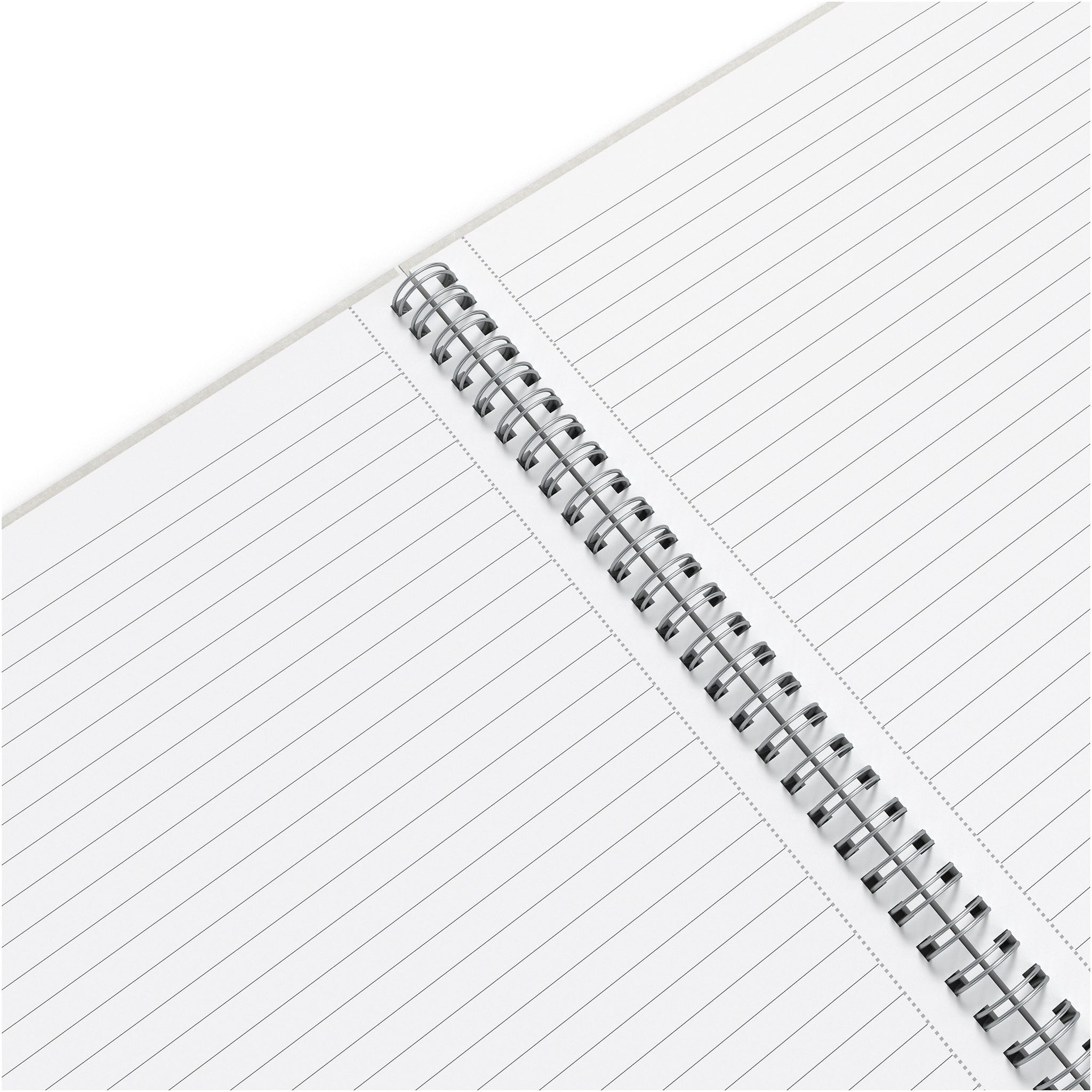 TRU RED™ Large Hard Cover Ruled Notebook, Gray/Purple