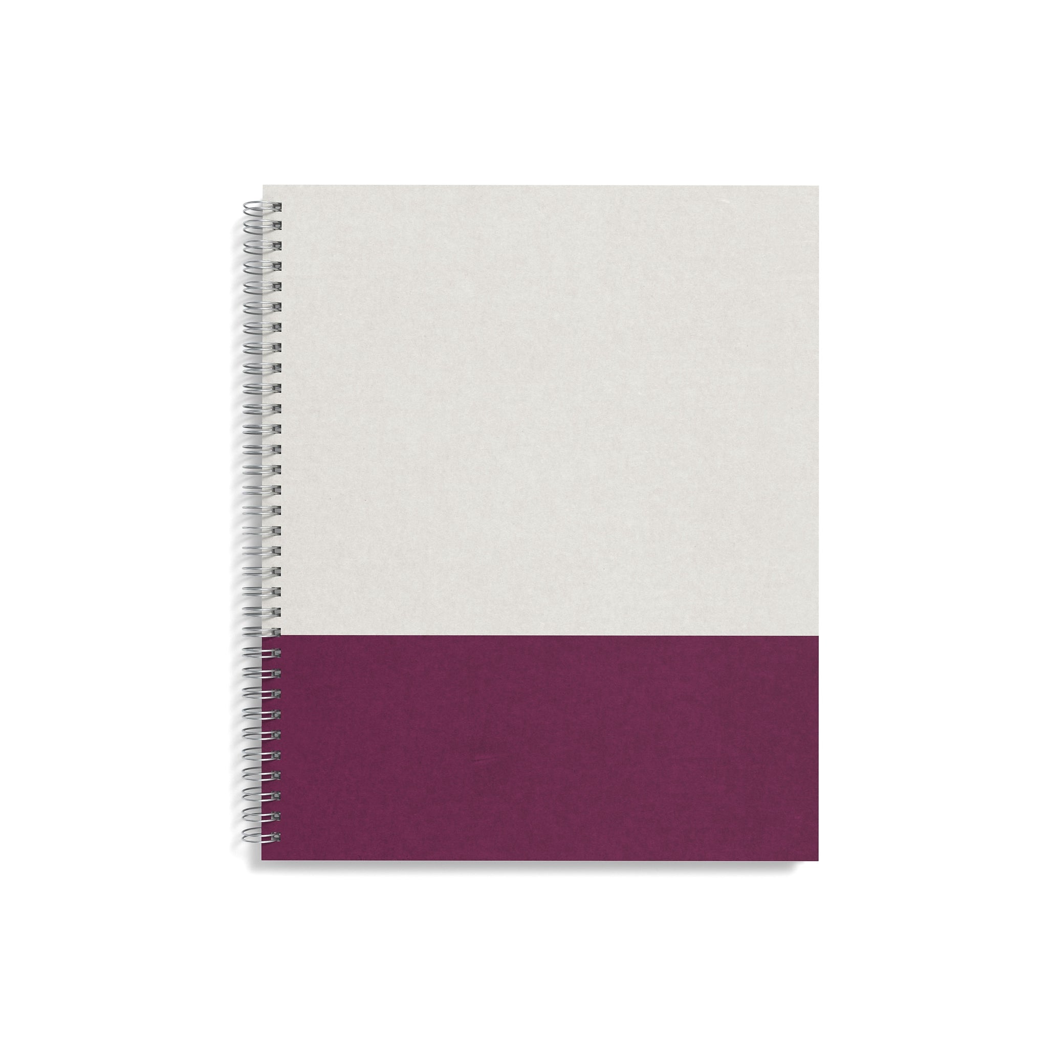 TRU RED™ Large Hard Cover Ruled Notebook, Gray/Purple