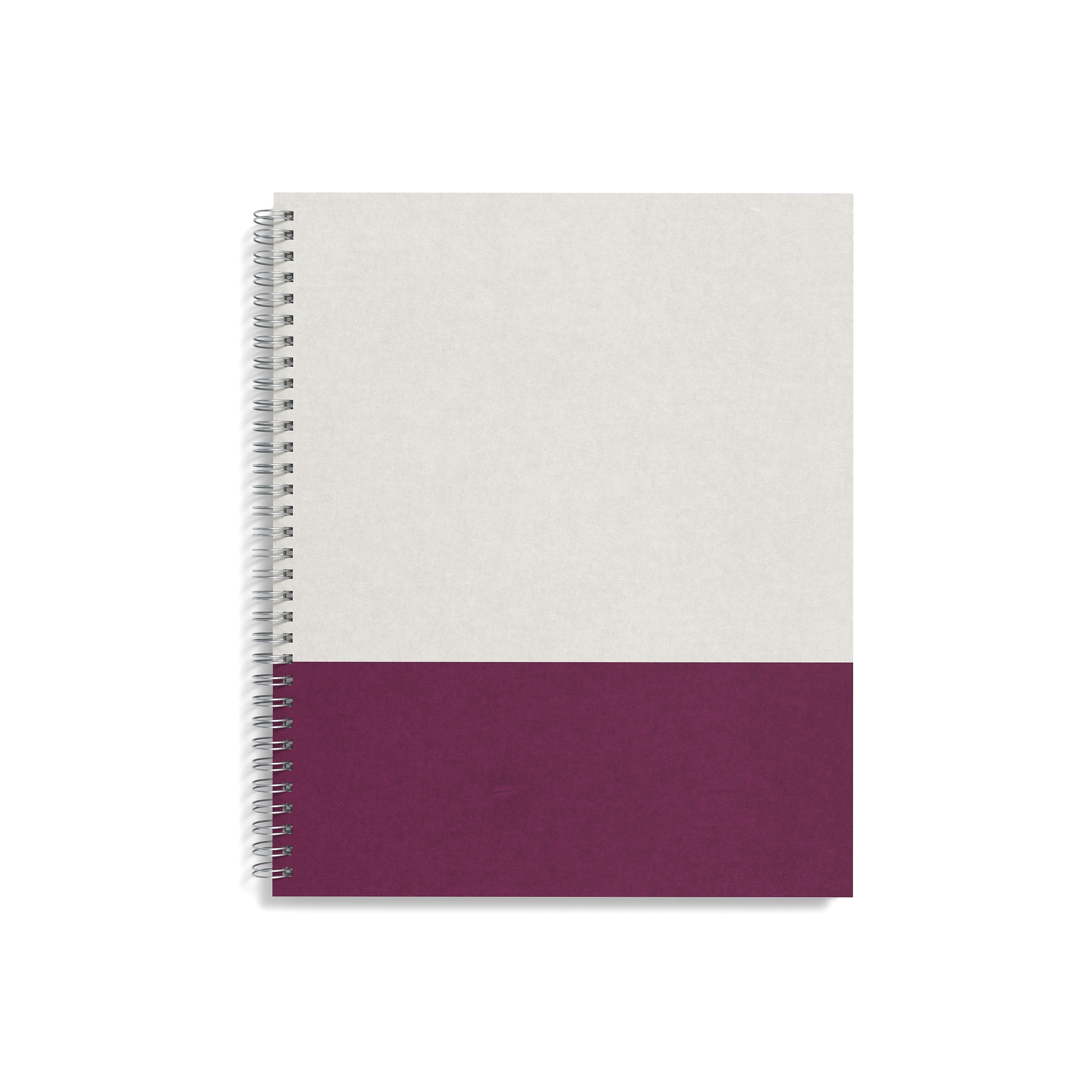 TRU RED™ Large Hard Cover Ruled Notebook, Gray/Purple