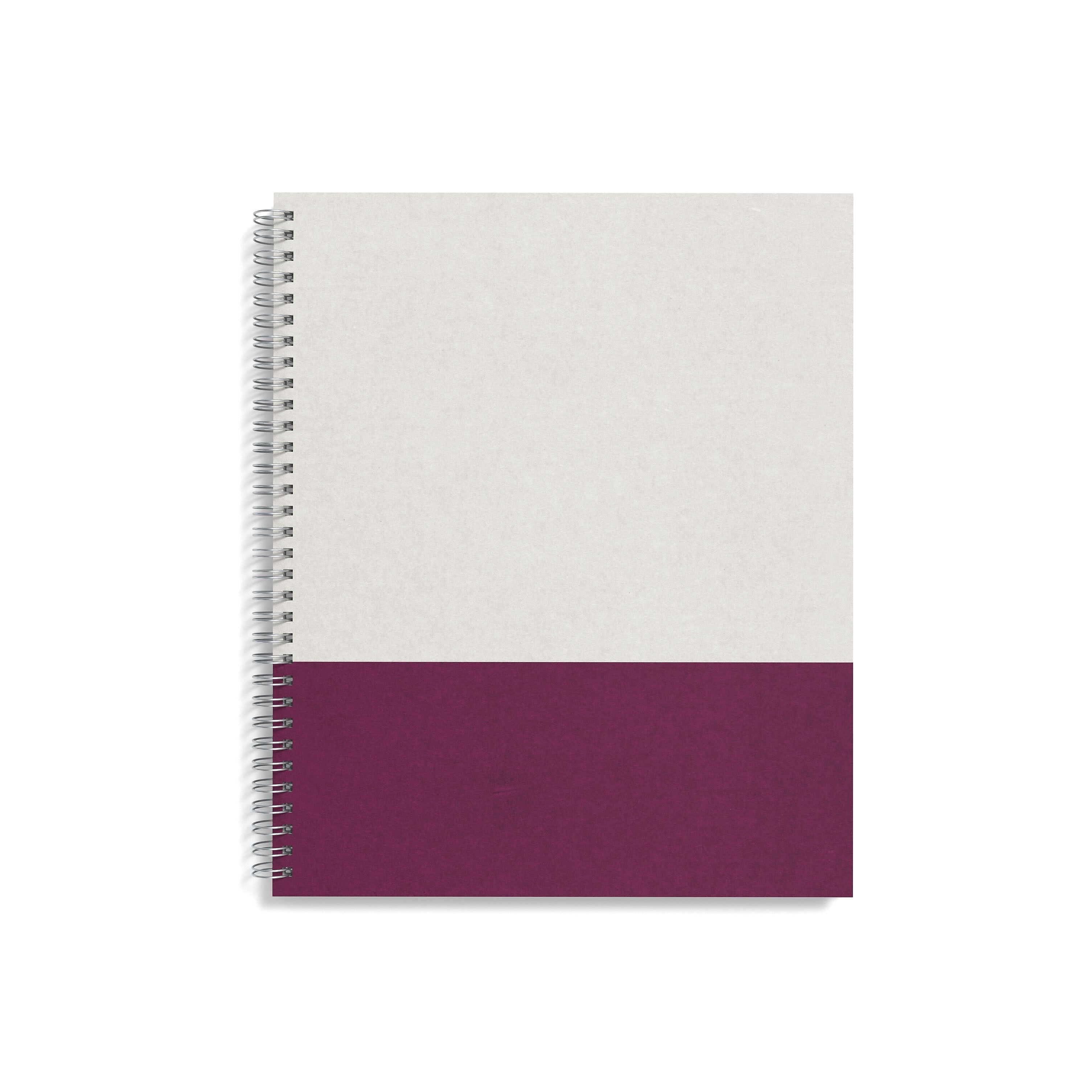 TRU RED™ Large Hard Cover Ruled Notebook, Gray/Purple