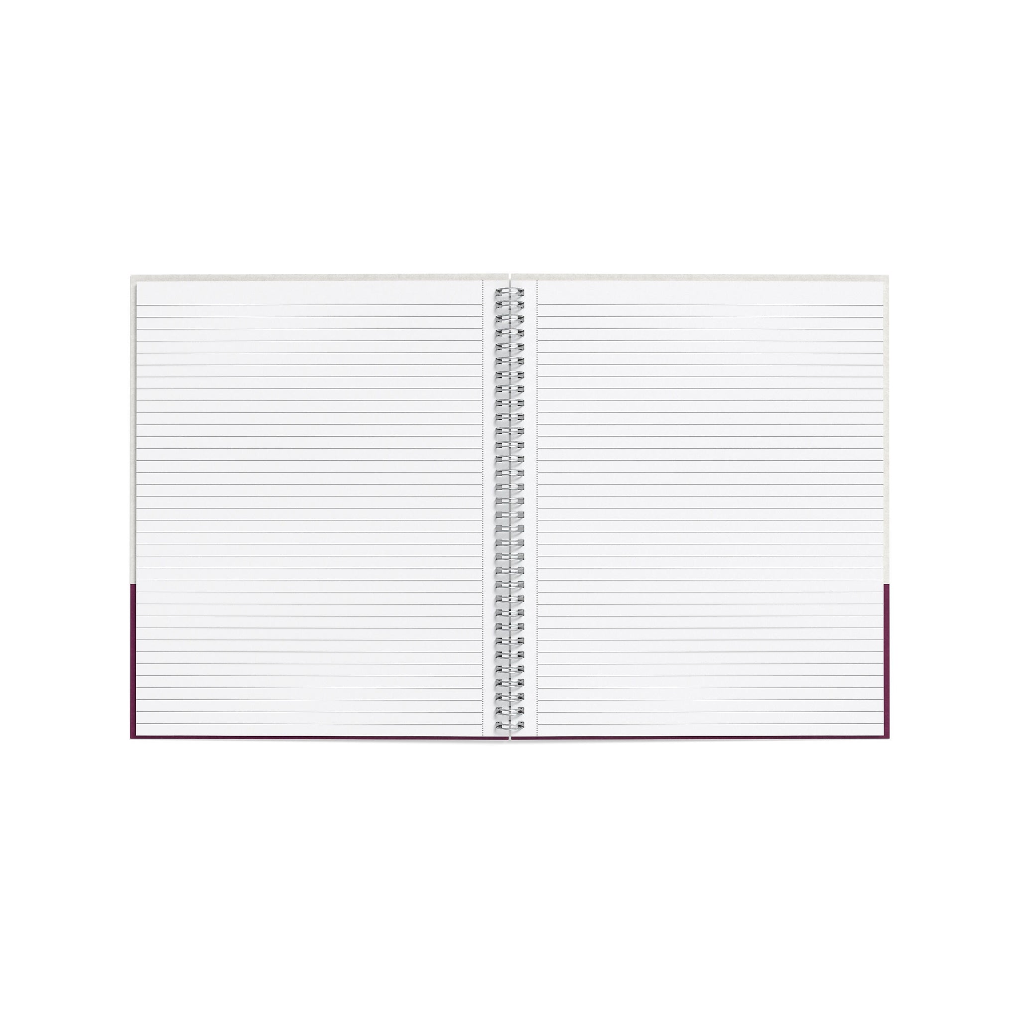 TRU RED™ Large Hard Cover Ruled Notebook, Gray/Purple