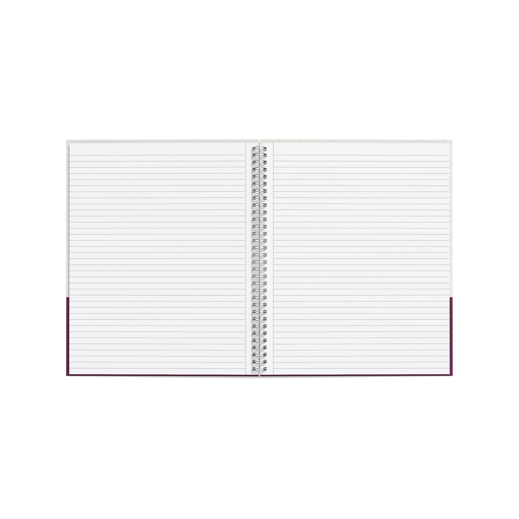 TRU RED™ Large Hard Cover Ruled Notebook, Gray/Purple