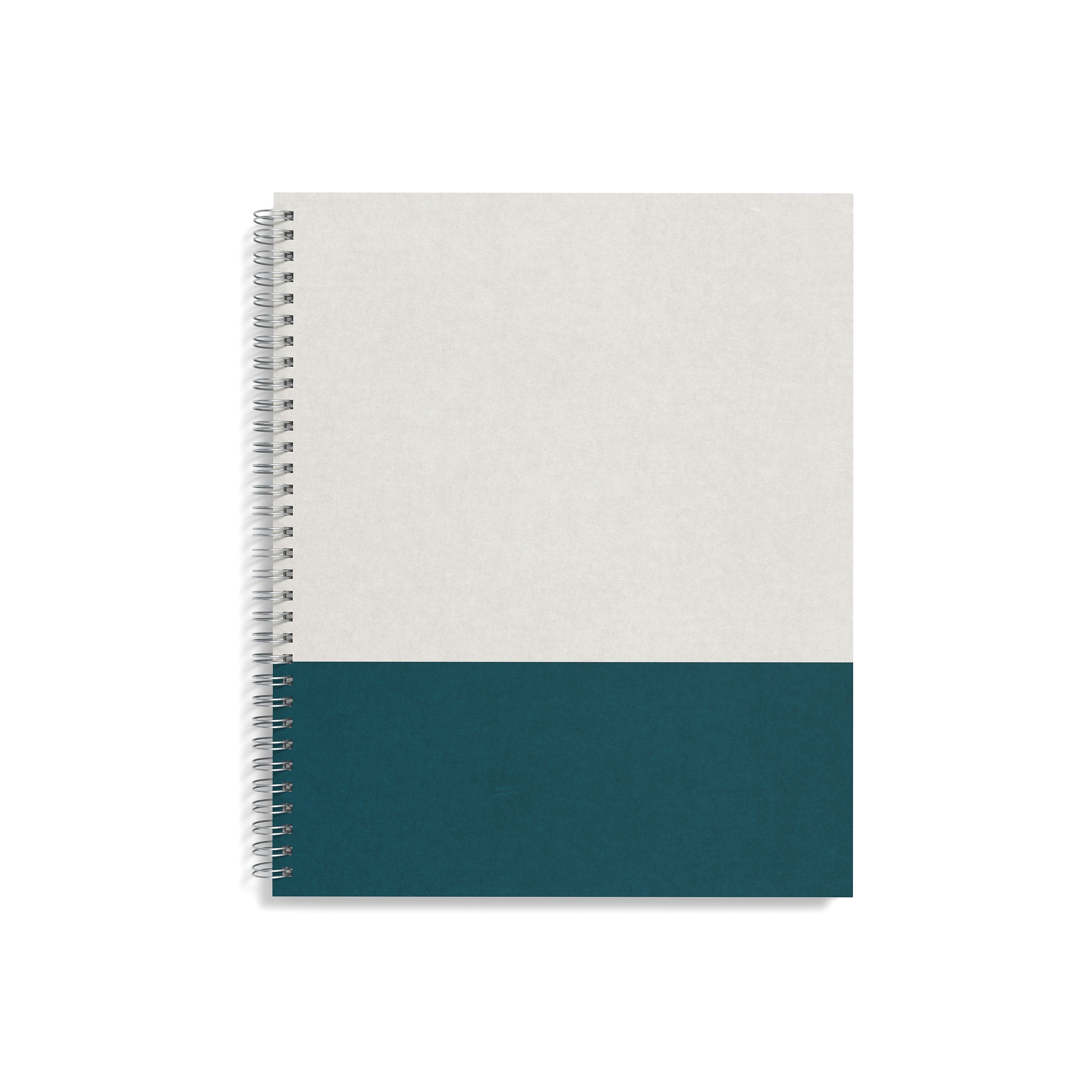 TRU RED™ Large Hard Cover Ruled Notebook, Gray/Teal