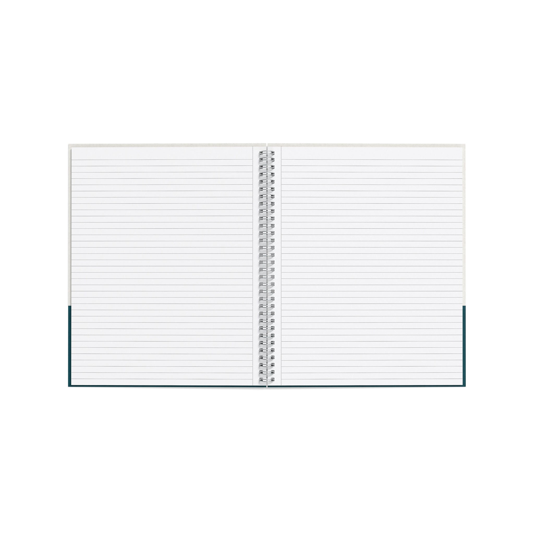 TRU RED™ Large Hard Cover Ruled Notebook, Gray/Teal