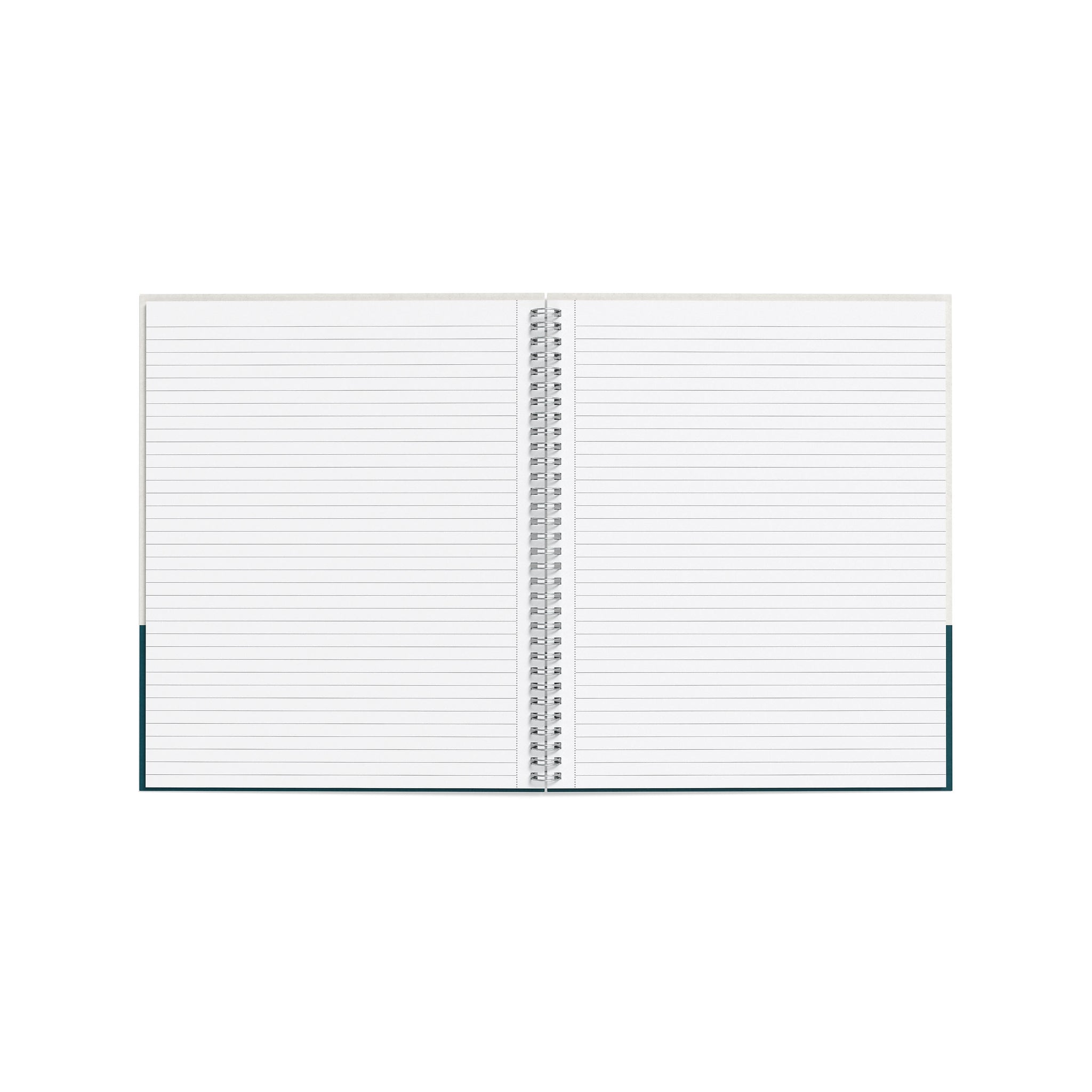 TRU RED™ Large Hard Cover Ruled Notebook, Gray/Teal