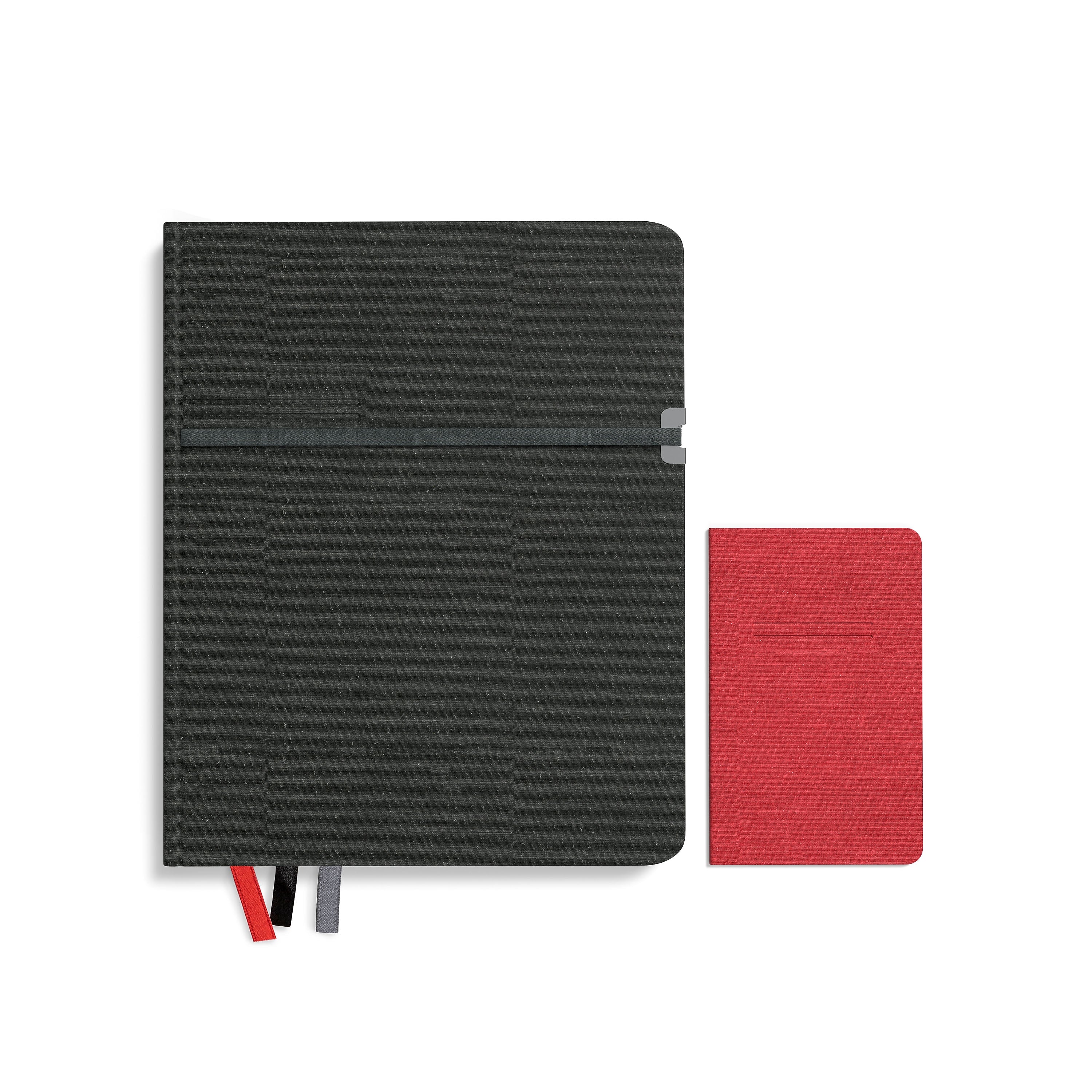 TRU RED™ Large Mastery with Pocket Journal, Black/Red