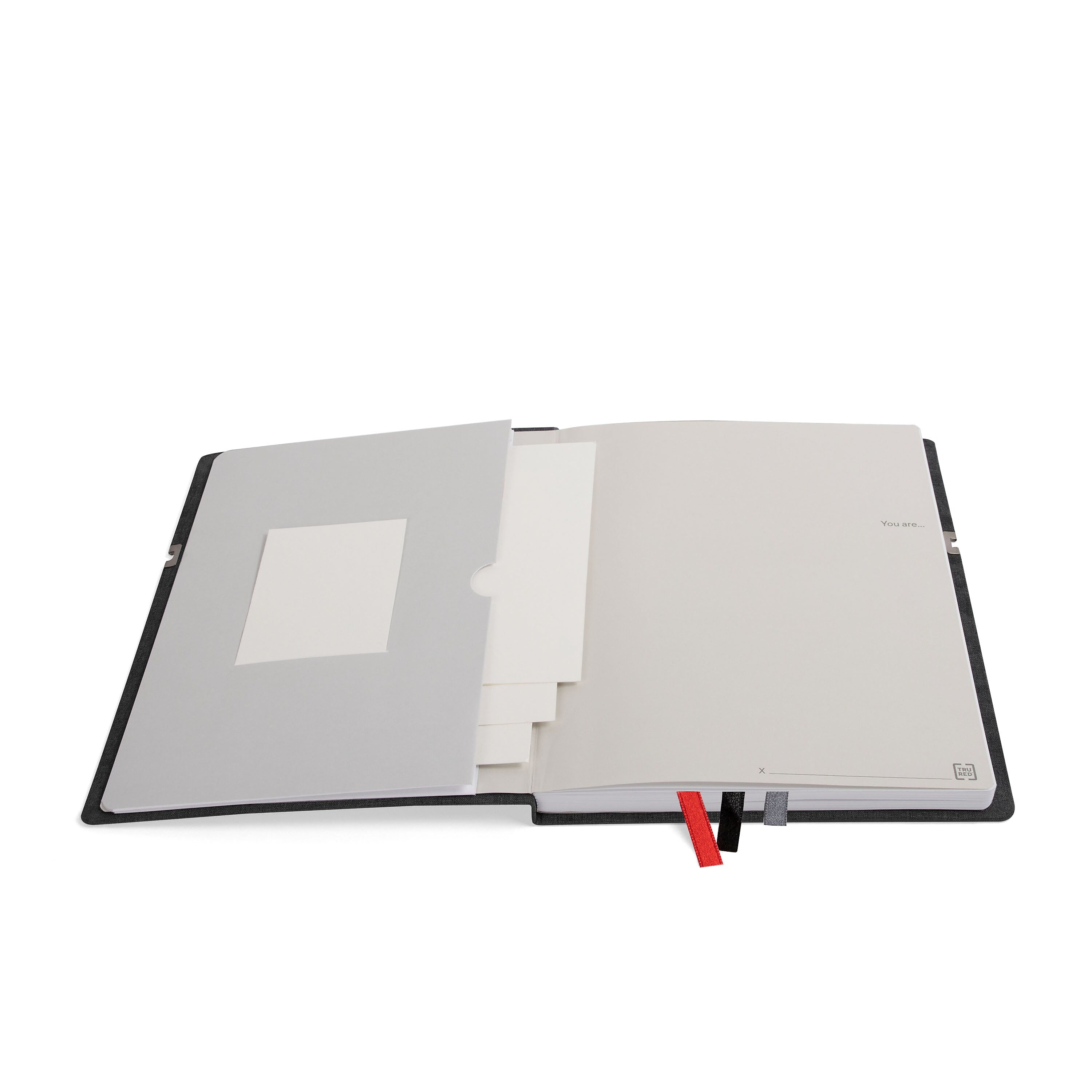 TRU RED™ Large Mastery with Pocket Journal, Black/Red