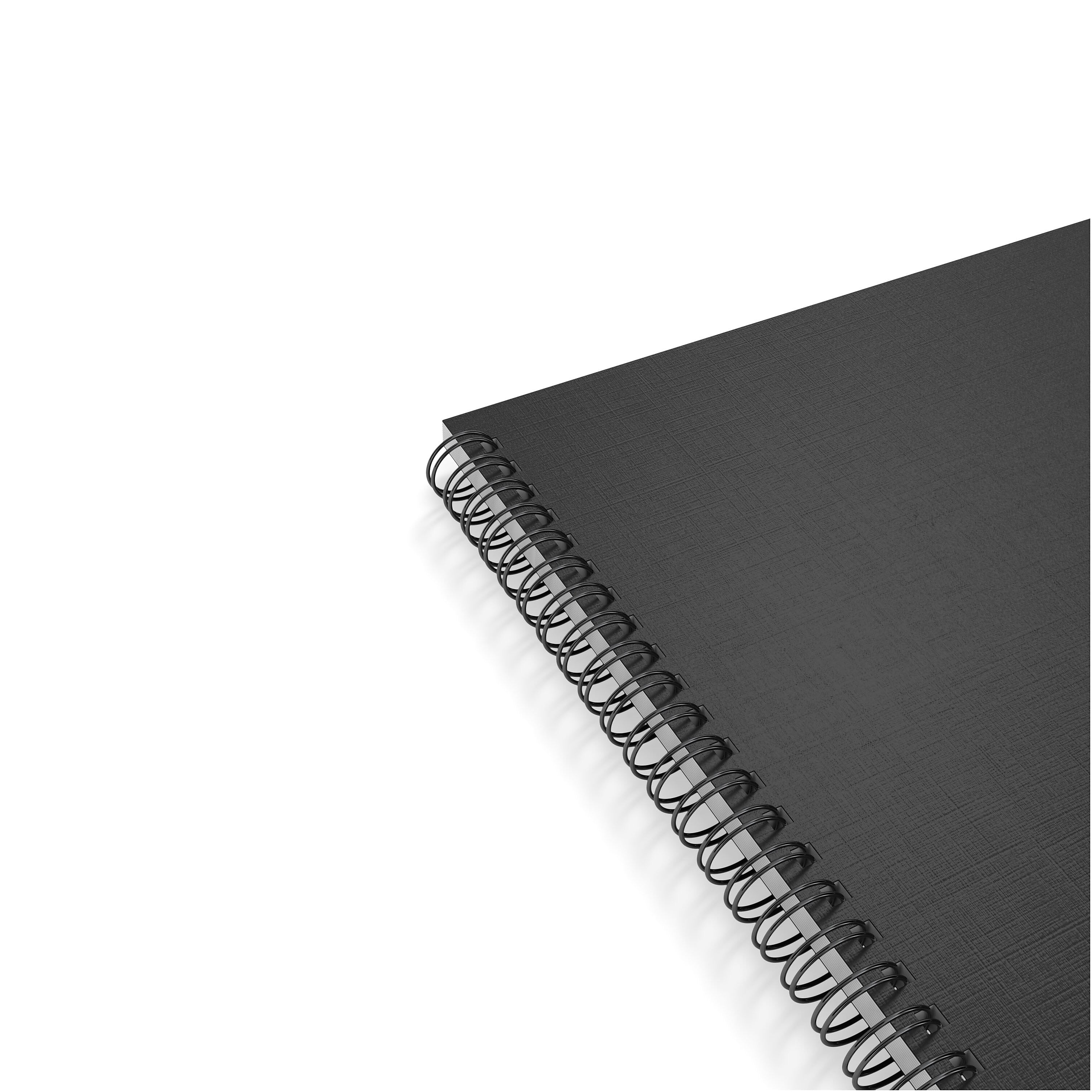 TRU RED™ Large Soft Cover Meeting Notebook, Black