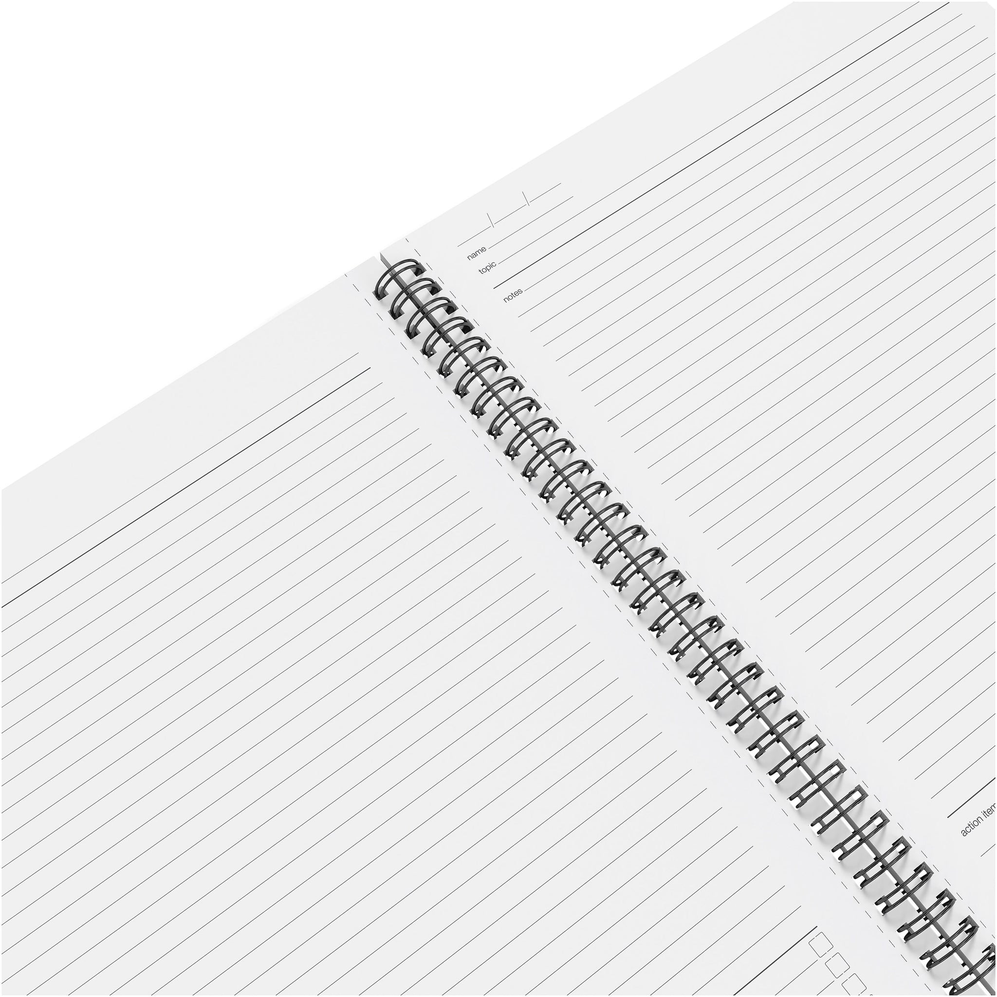 TRU RED™ Large Soft Cover Meeting Notebook, Black