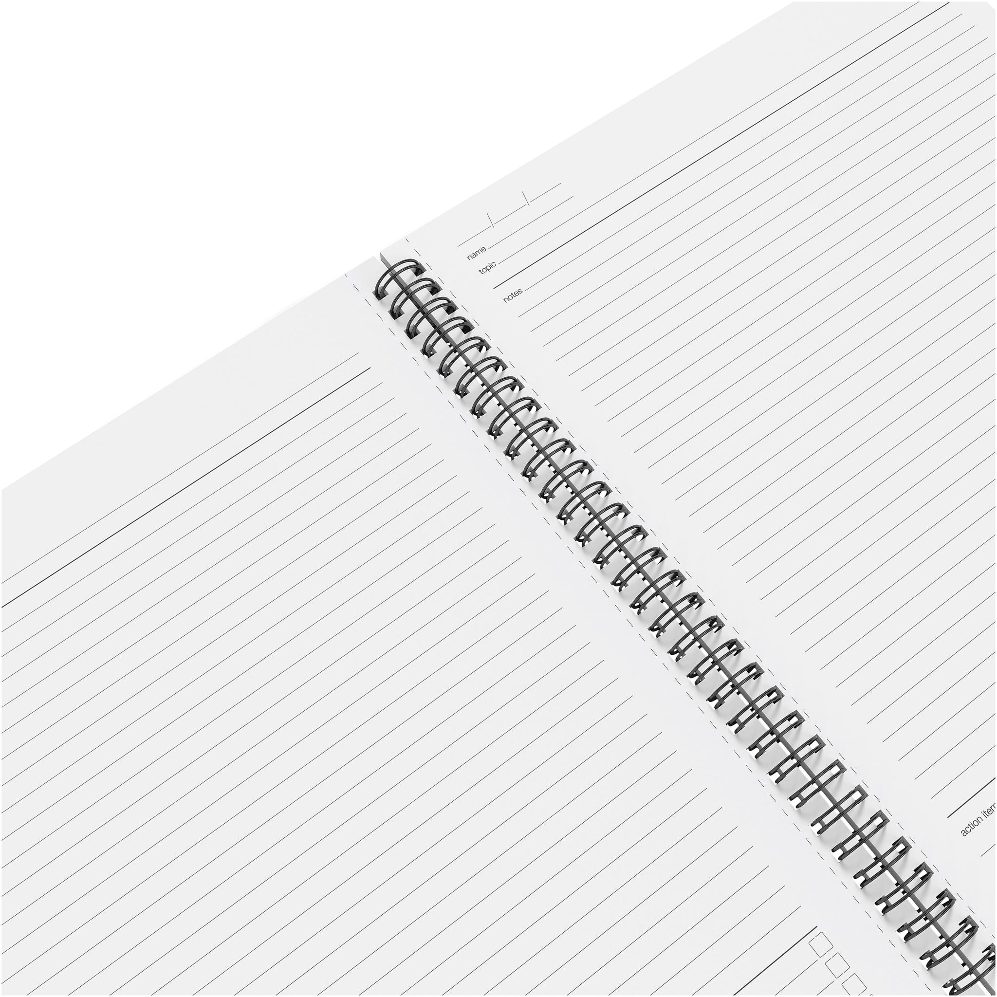 TRU RED™ Large Soft Cover Meeting Notebook, Black