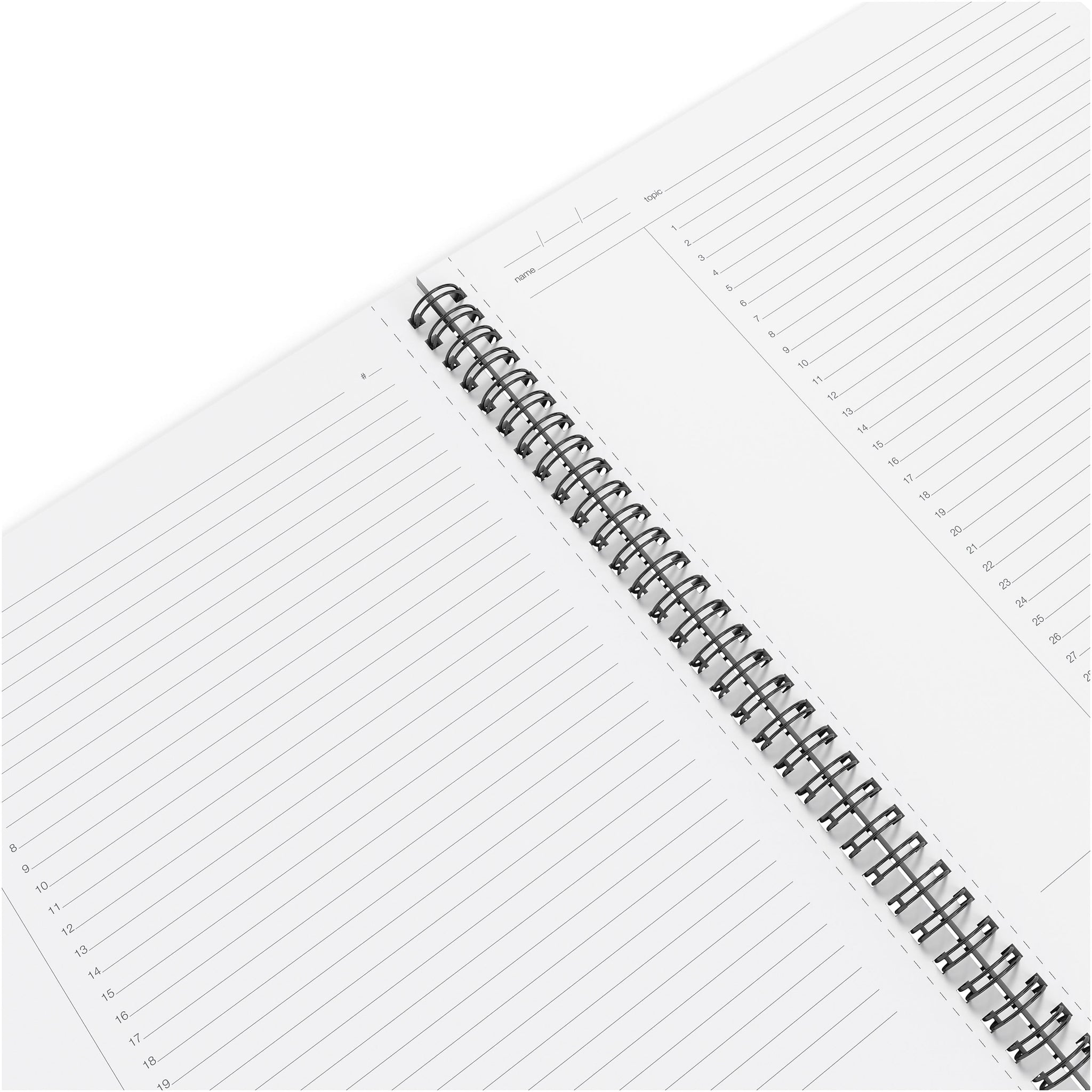 TRU RED™ Large Soft Cover Project Planner Notebook, Black
