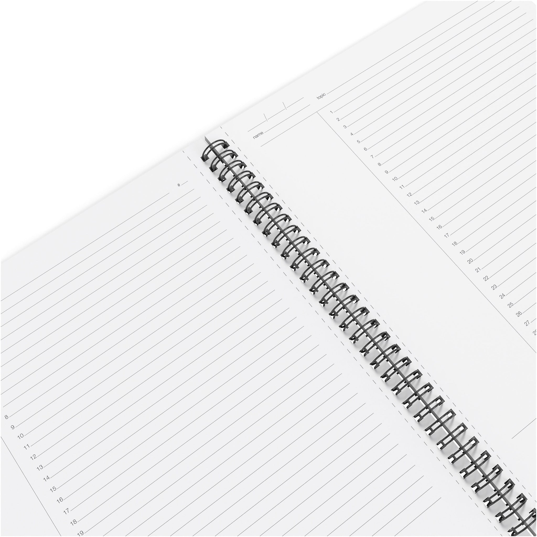 TRU RED™ Large Soft Cover Project Planner Notebook, Black