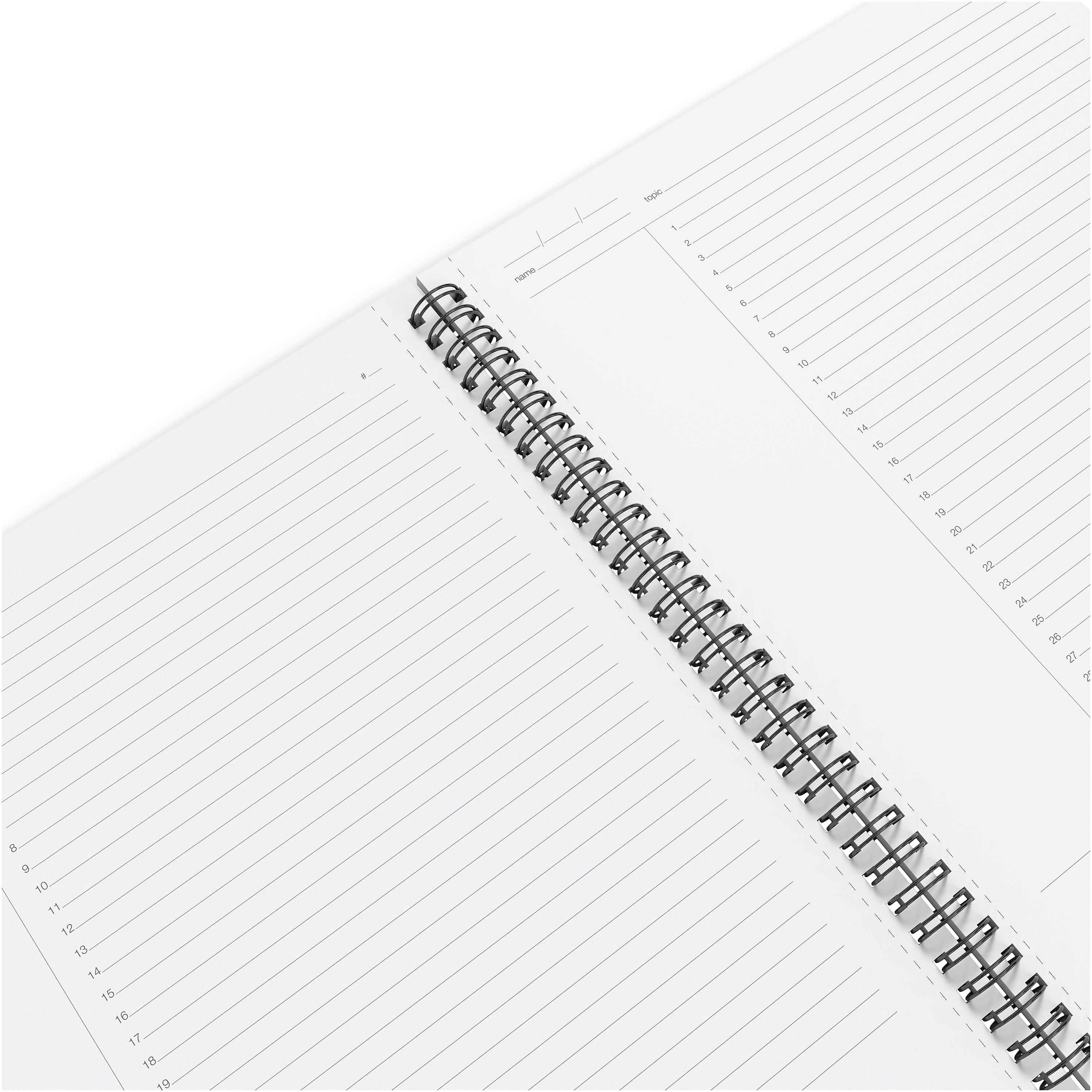 TRU RED™ Large Soft Cover Project Planner Notebook, Black