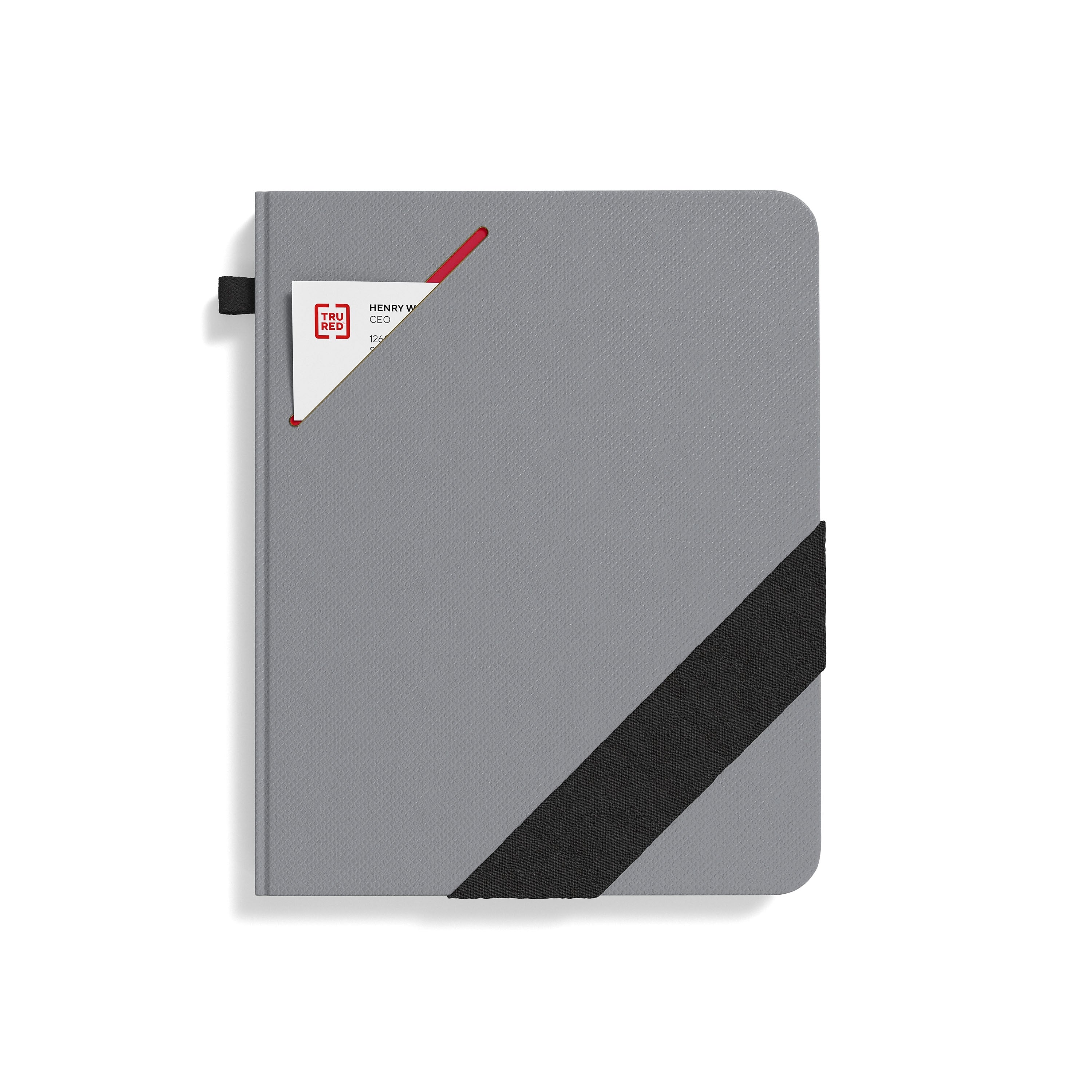 TRU RED™ Large Starter Journal, Gray