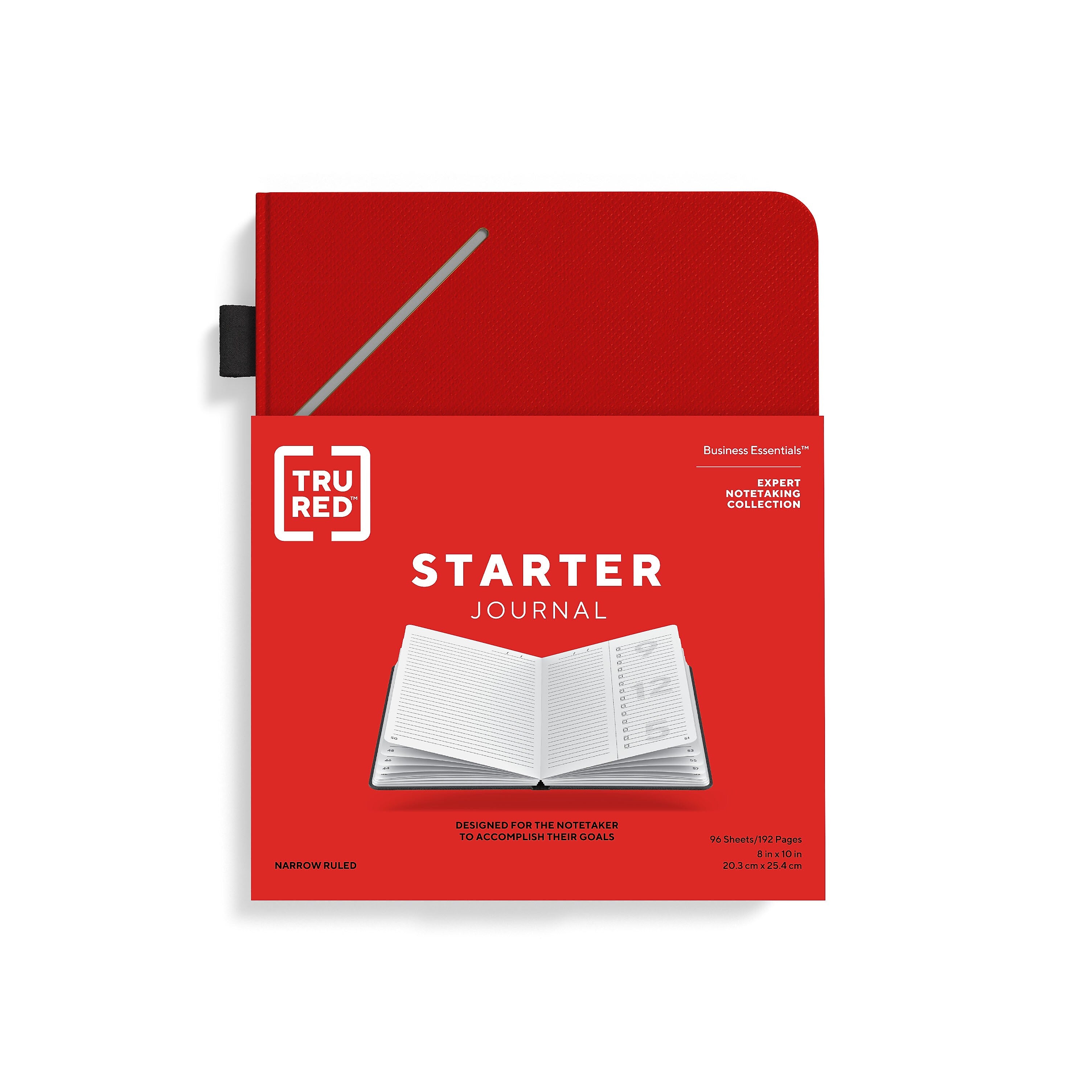 TRU RED™ Large Starter Journal, Red