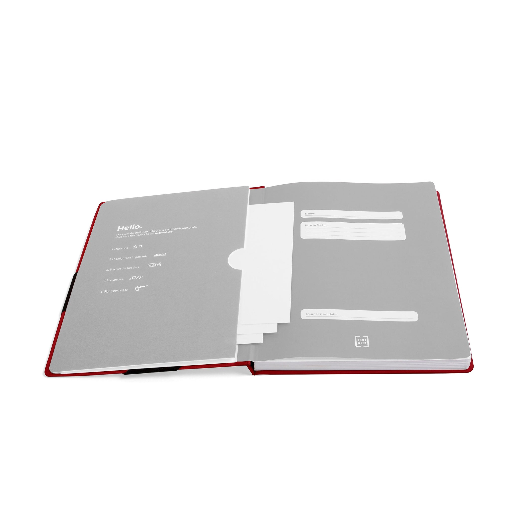 TRU RED™ Large Starter Journal, Red