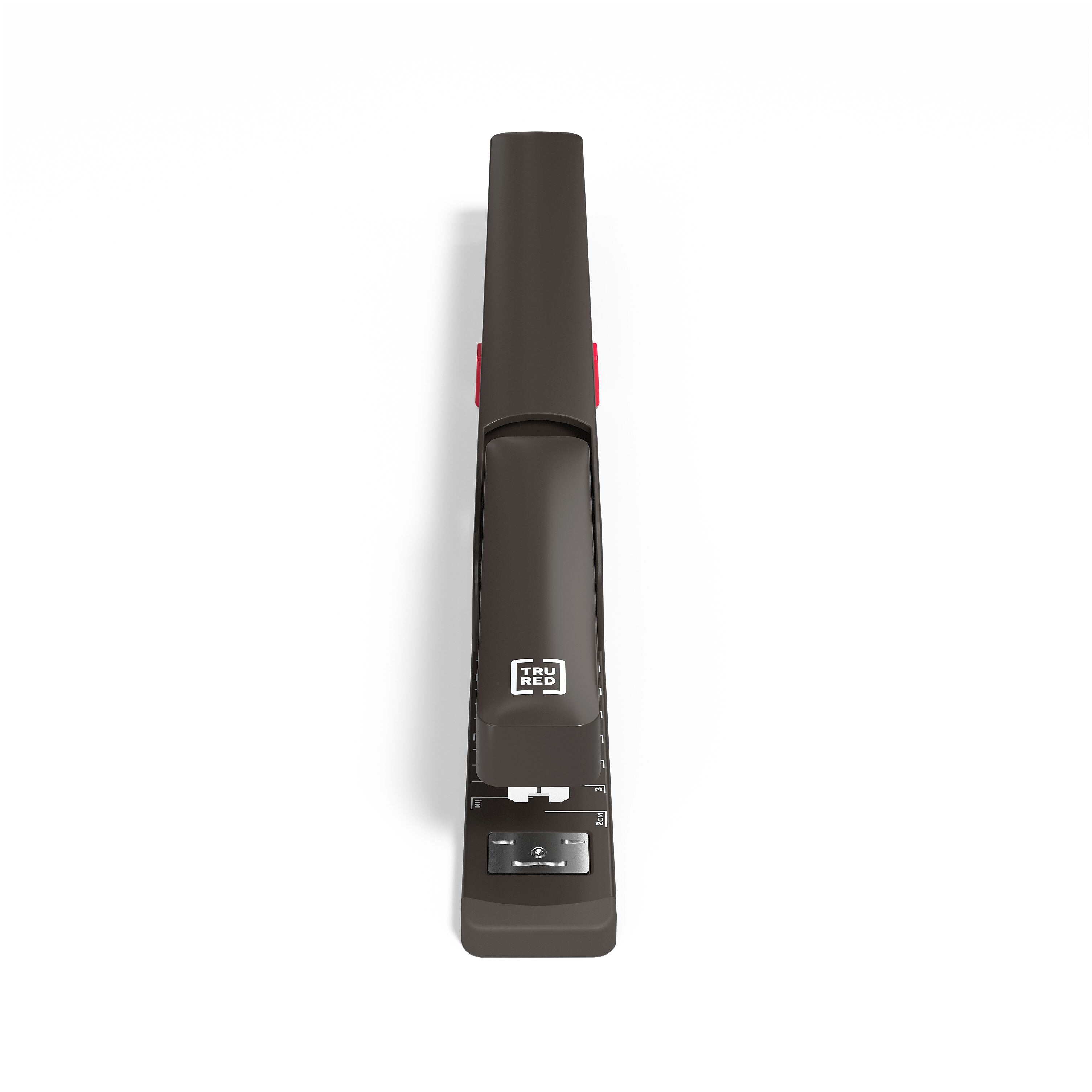 TRU RED™ Long Reach Stapler, 20-Sheet Capacity, Black