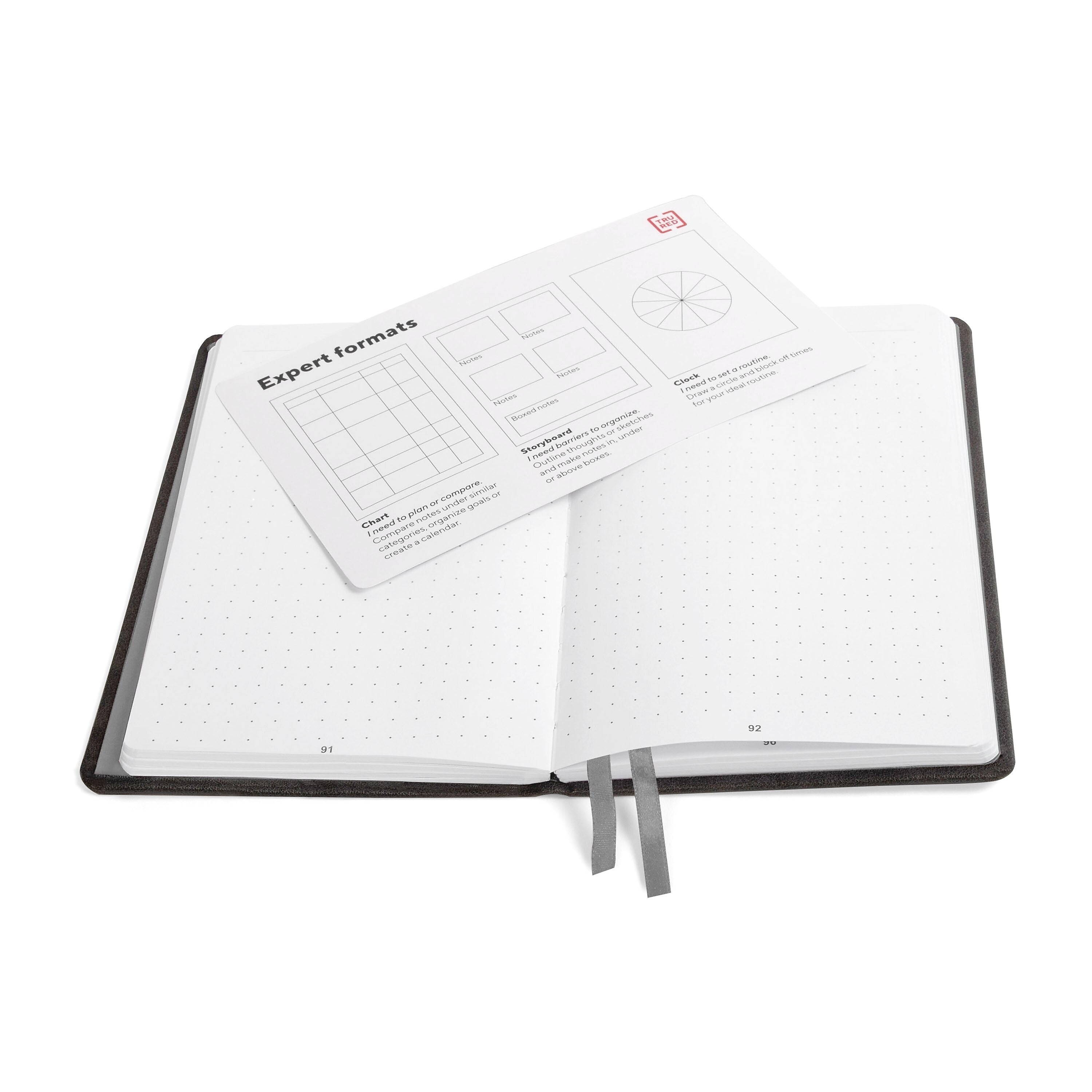 TRU RED™ Medium Explore Journal, Dotted, Black