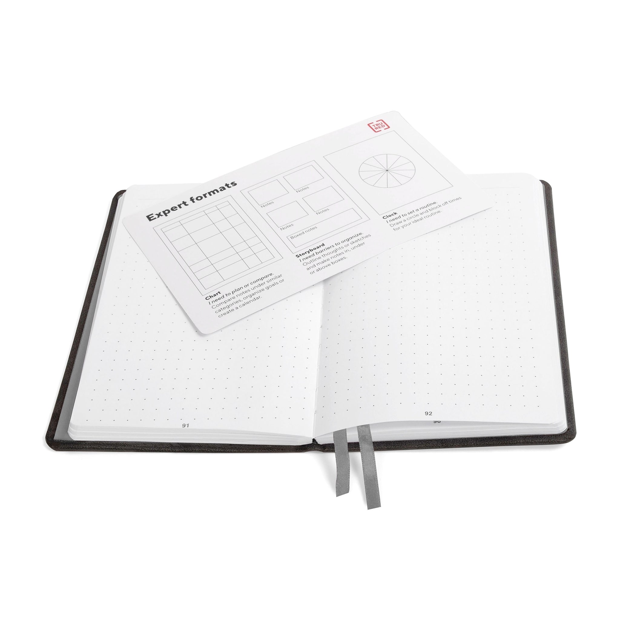 TRU RED™ Medium Explore Journal, Dotted, Black