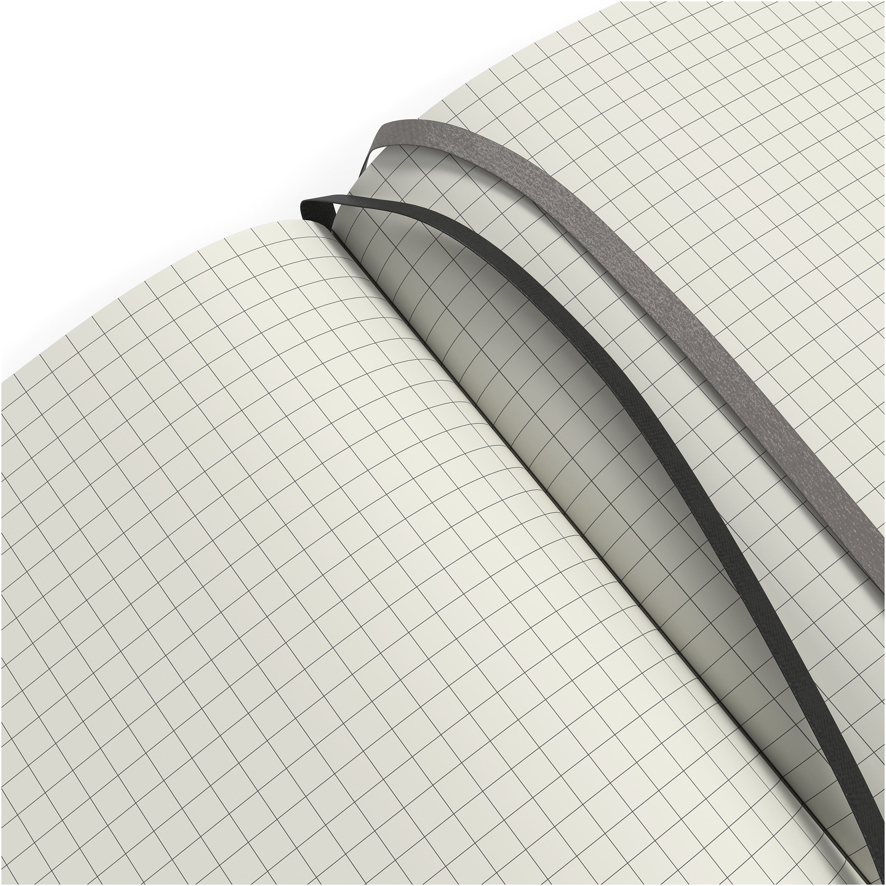 TRU RED™ Medium Flexible Cover Graph Journal, Black
