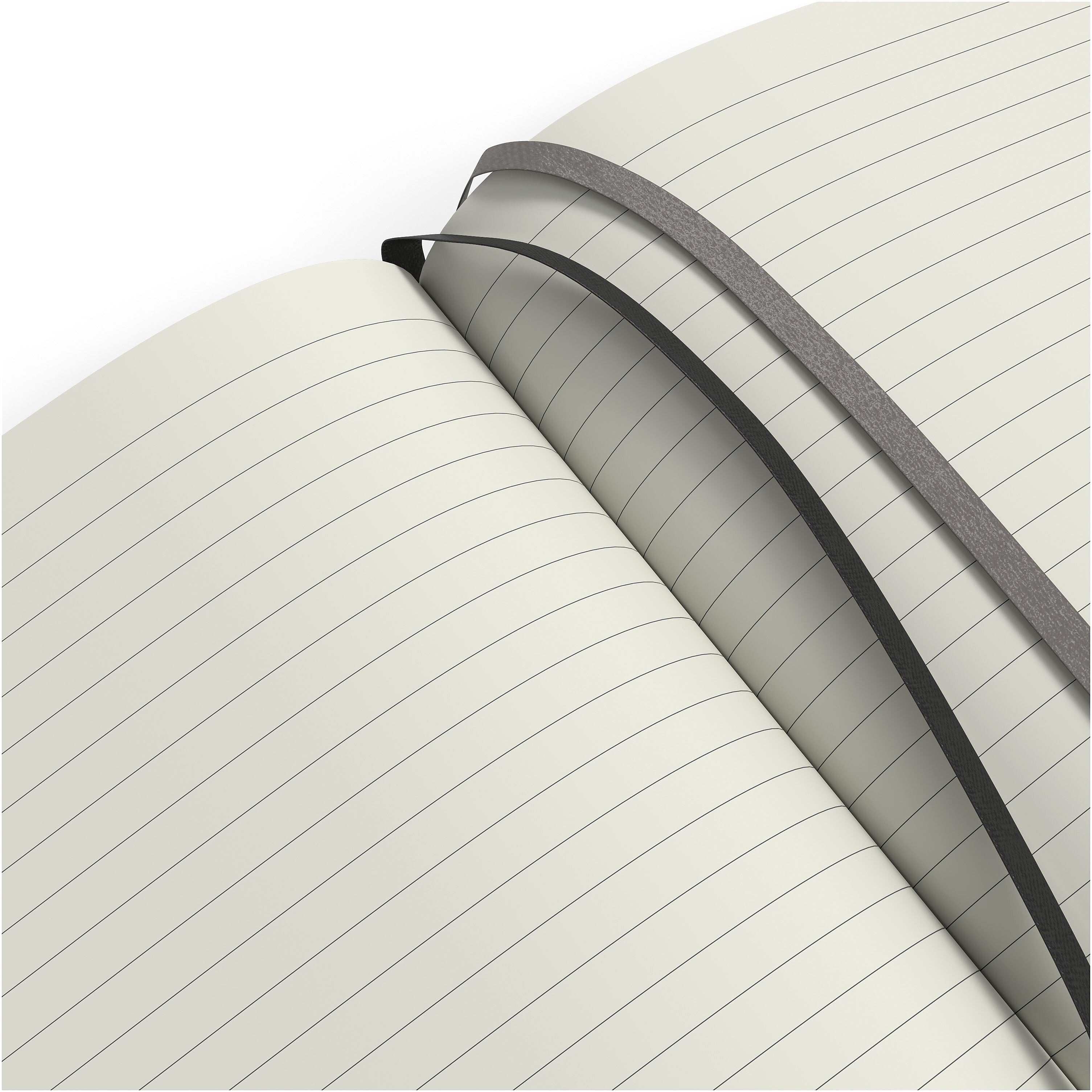TRU RED™ Medium Flexible Cover Ruled Journal, Black